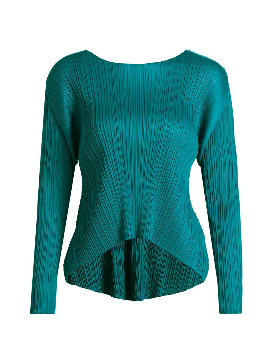 Pleats Please Issey Miyake Monthly Colors: October Long-Sleeve Top