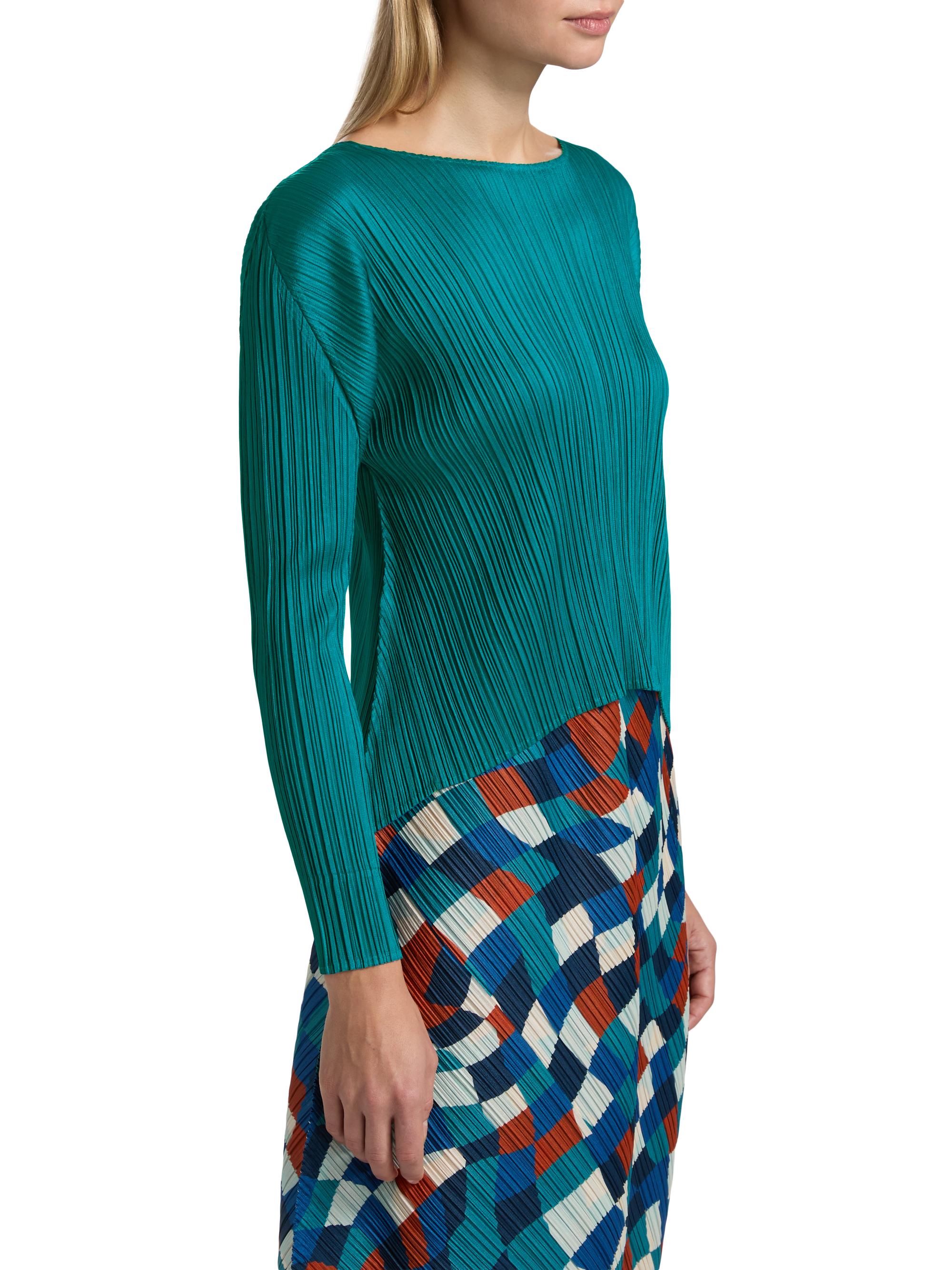 Pleats Please Issey Miyake Monthly Colors: October Long-Sleeve Top