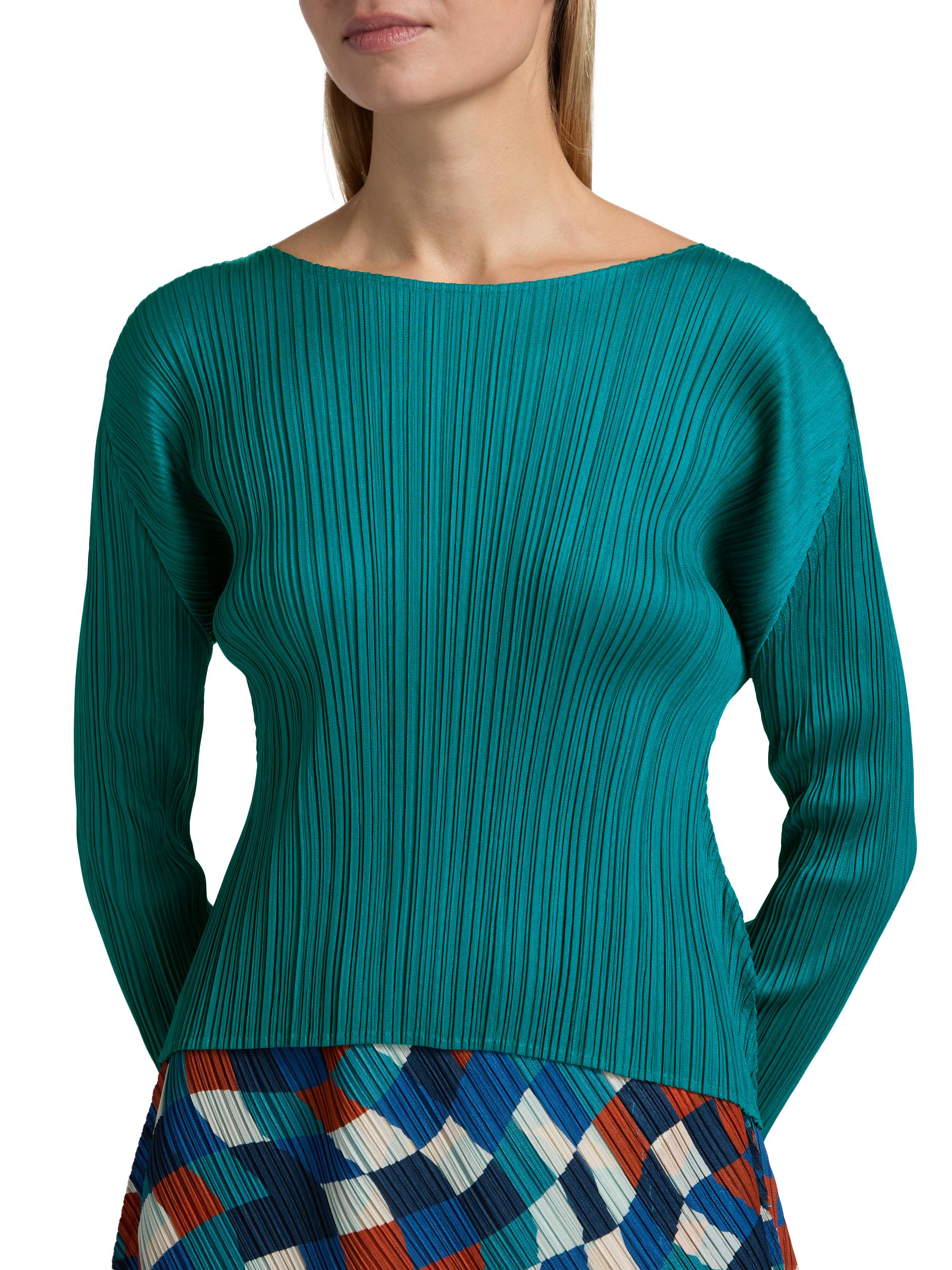 Pleats Please Issey Miyake Monthly Colors: October Long-Sleeve Top