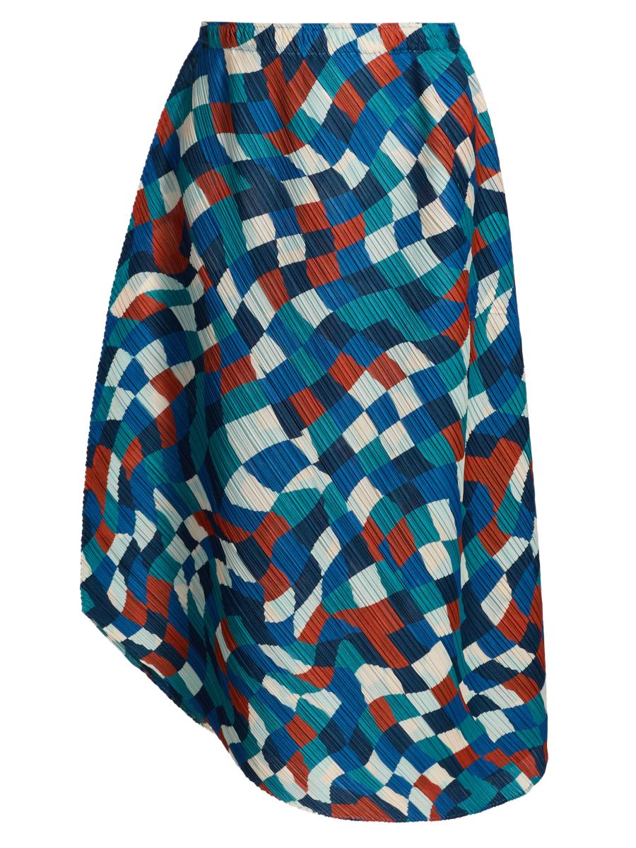 Pleats Please Issey Miyake Dancing Square Geometric Asymmetric
