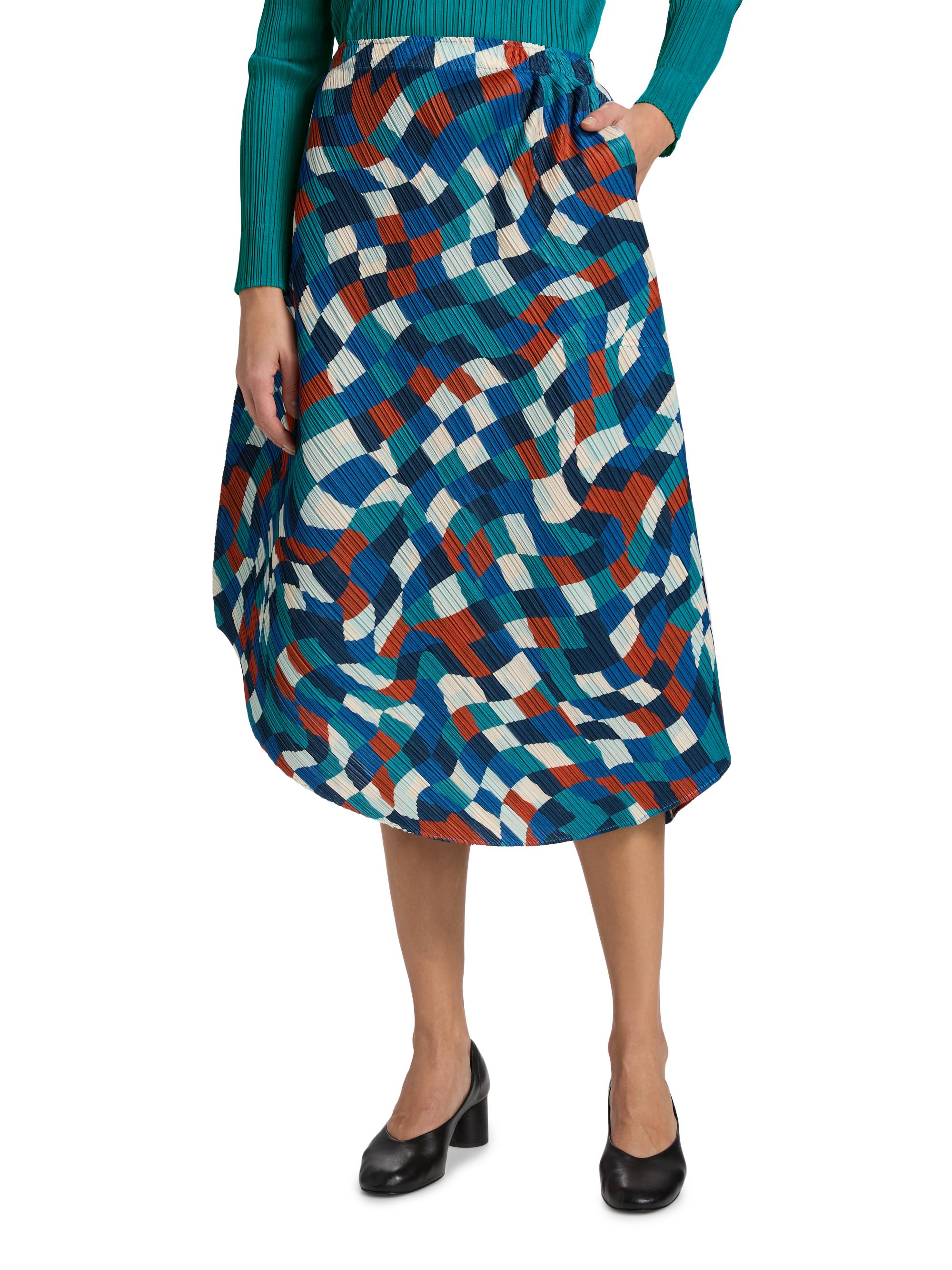 Pleats Please Issey Miyake Dancing Square Geometric Asymmetric