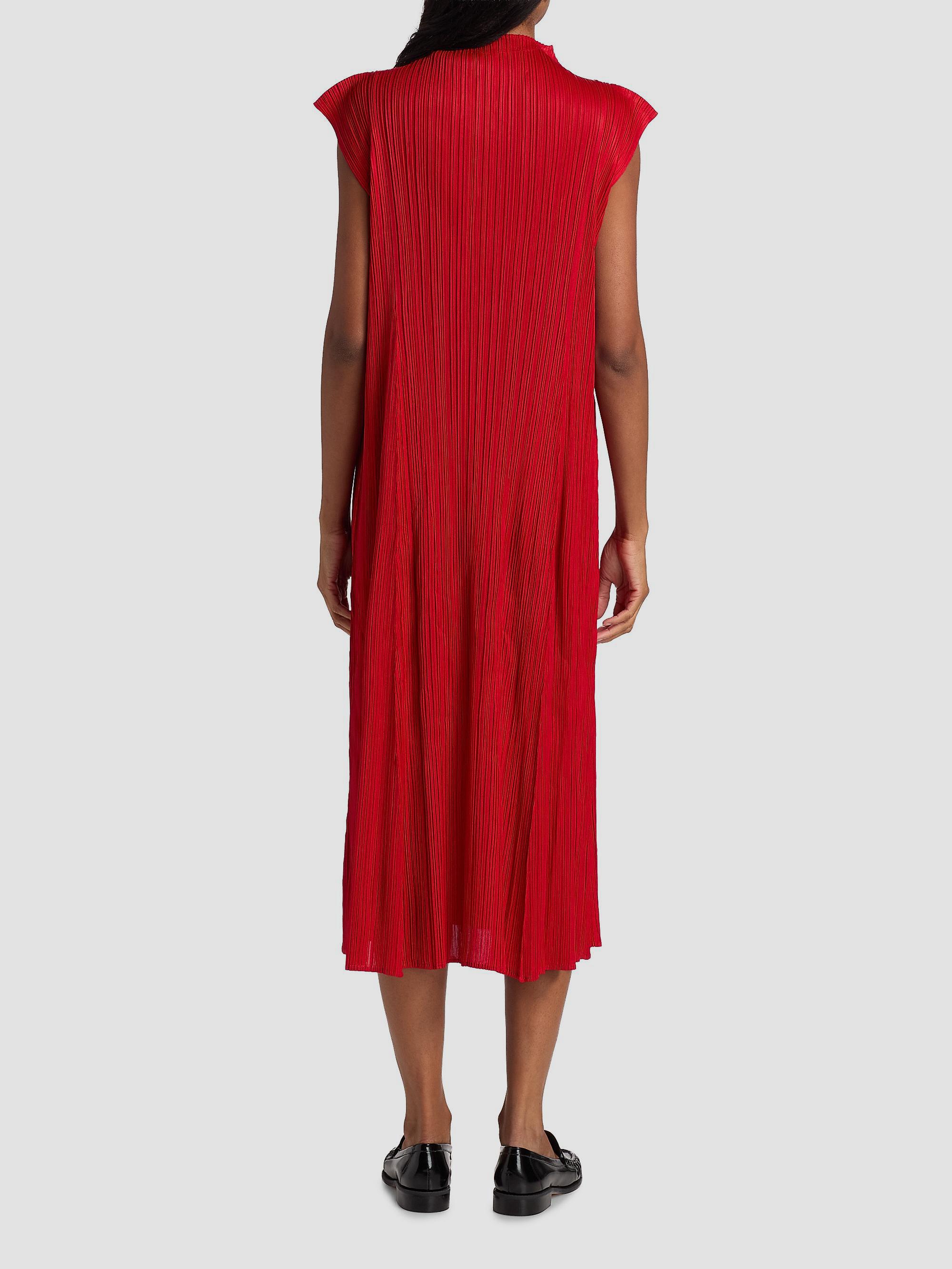 Pleats Please Issey Miyake Monthly Colors : November Midi-Dress