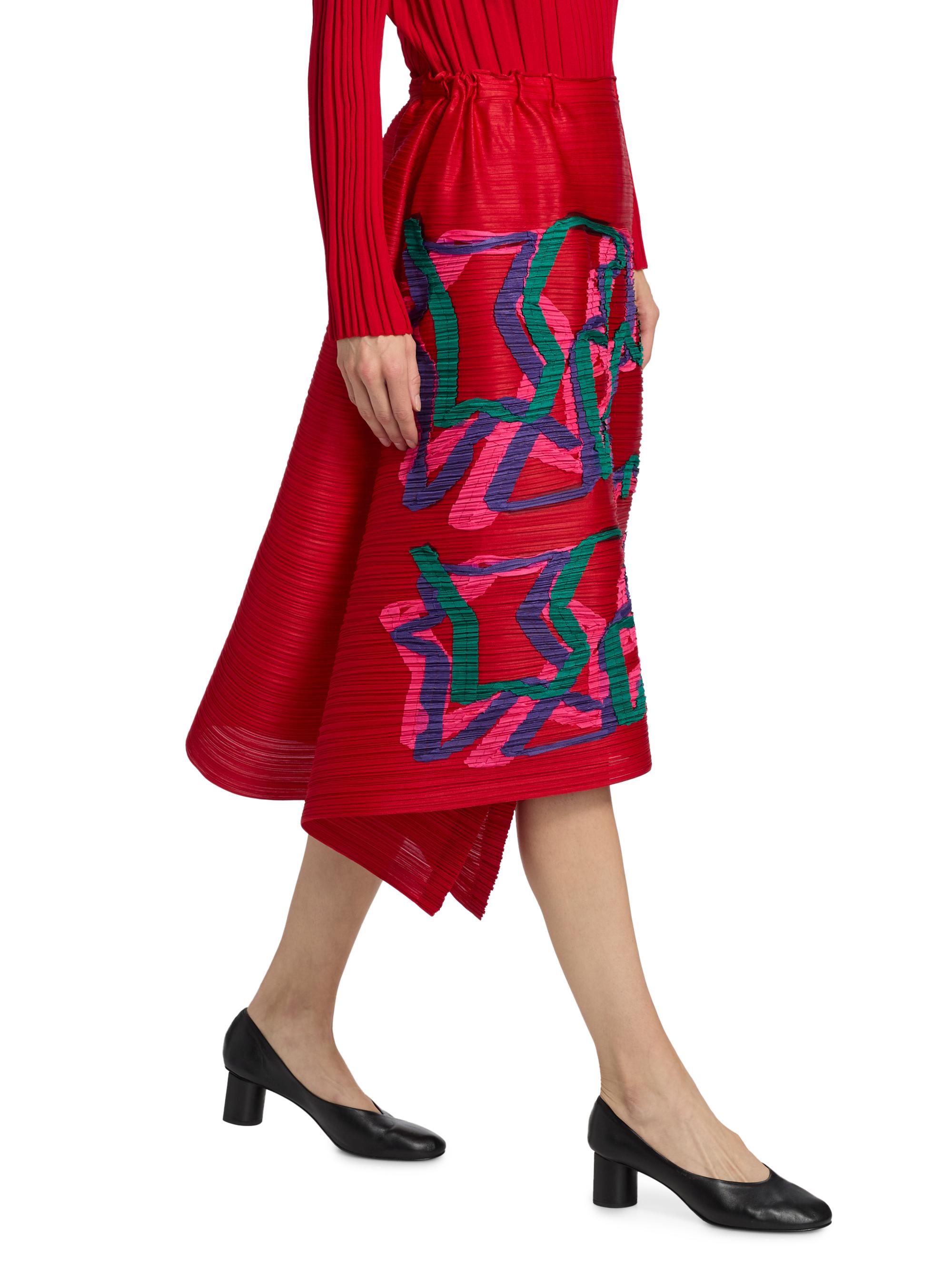 Pleats Please Issey Miyake Mix Plissé Midi-Skirt | Saks Fifth Avenue