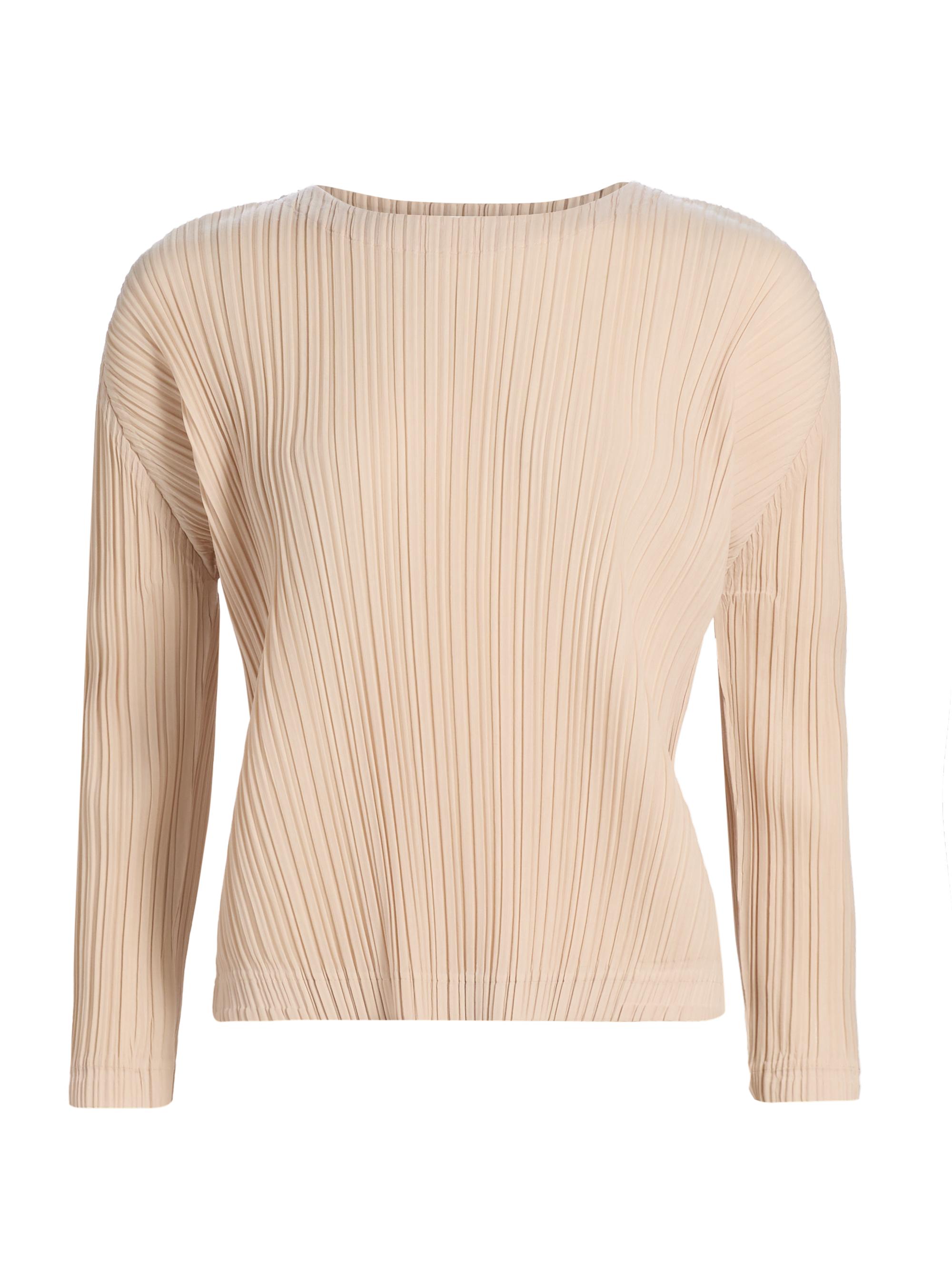 Pleats Please Issey Miyake Pleated Long-Sleeve Top | Saks Fifth Avenue