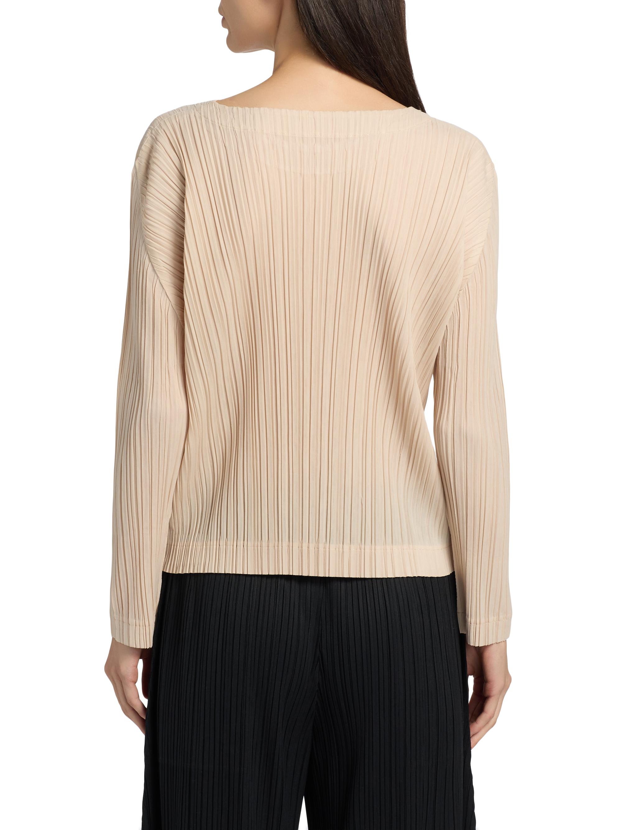 Pleats Please Issey Miyake Pleated Long-Sleeve Top | Saks Fifth Avenue