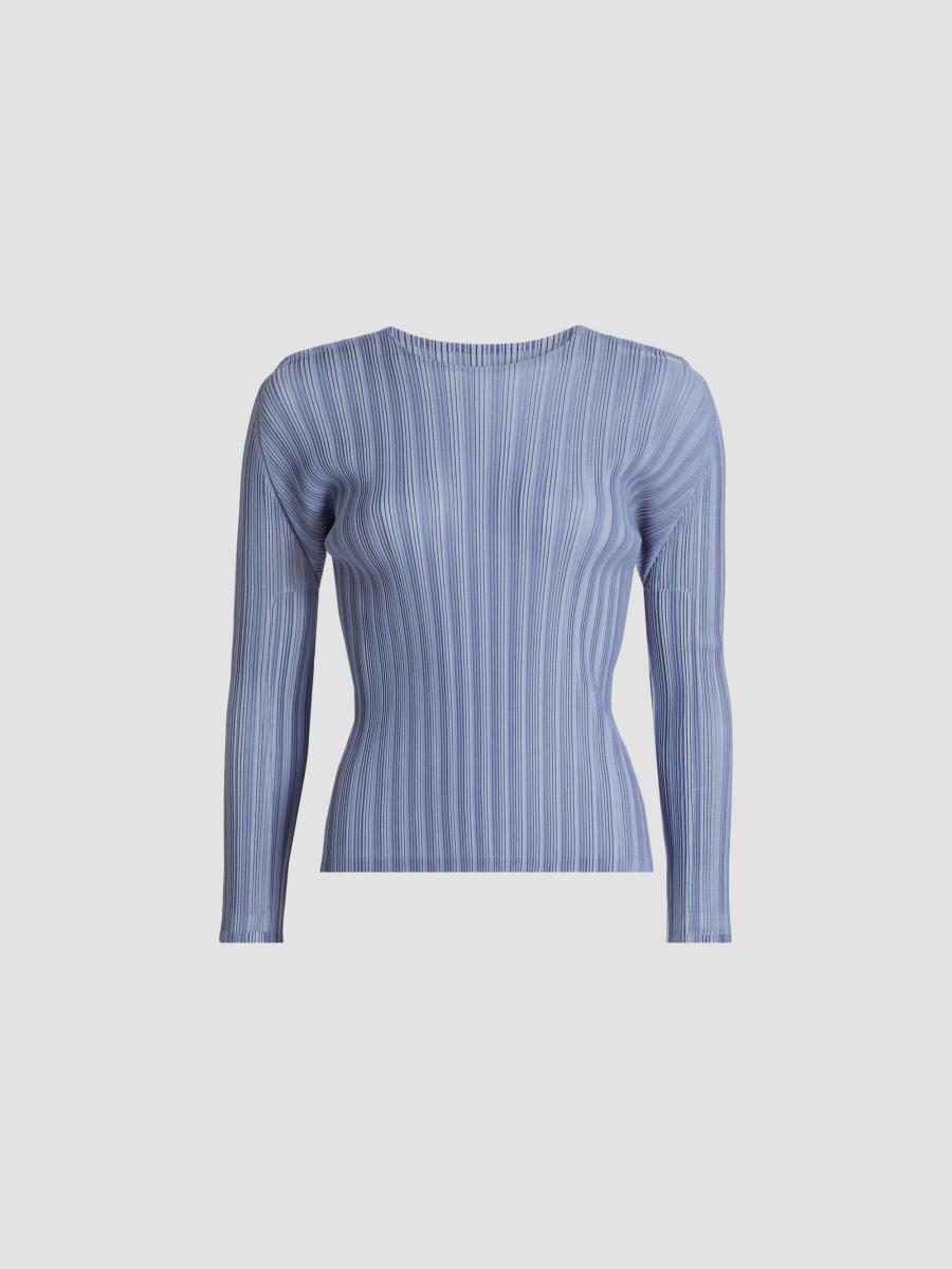Pleats Please Issey Miyake December Rib Pleats Top | Saks Fifth Avenue