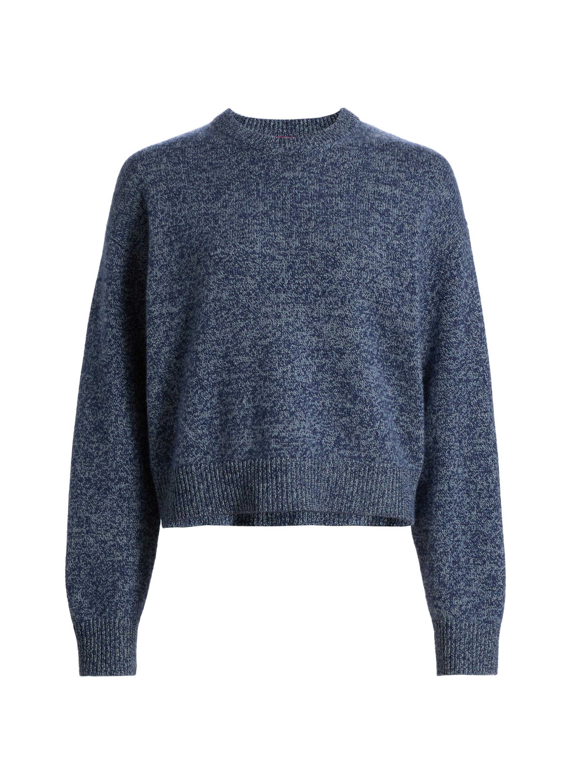 The Elder Statesman Women's Zuma Marled Cashmere Sweater - Storm Twist