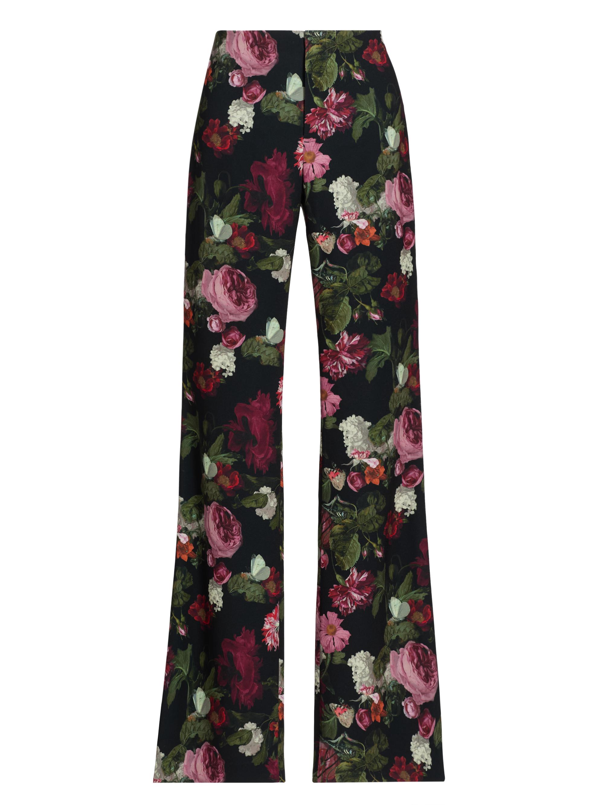 ALICE + OLIVIA Women's Teeny Floral Boot-Cut Pants - Be Still