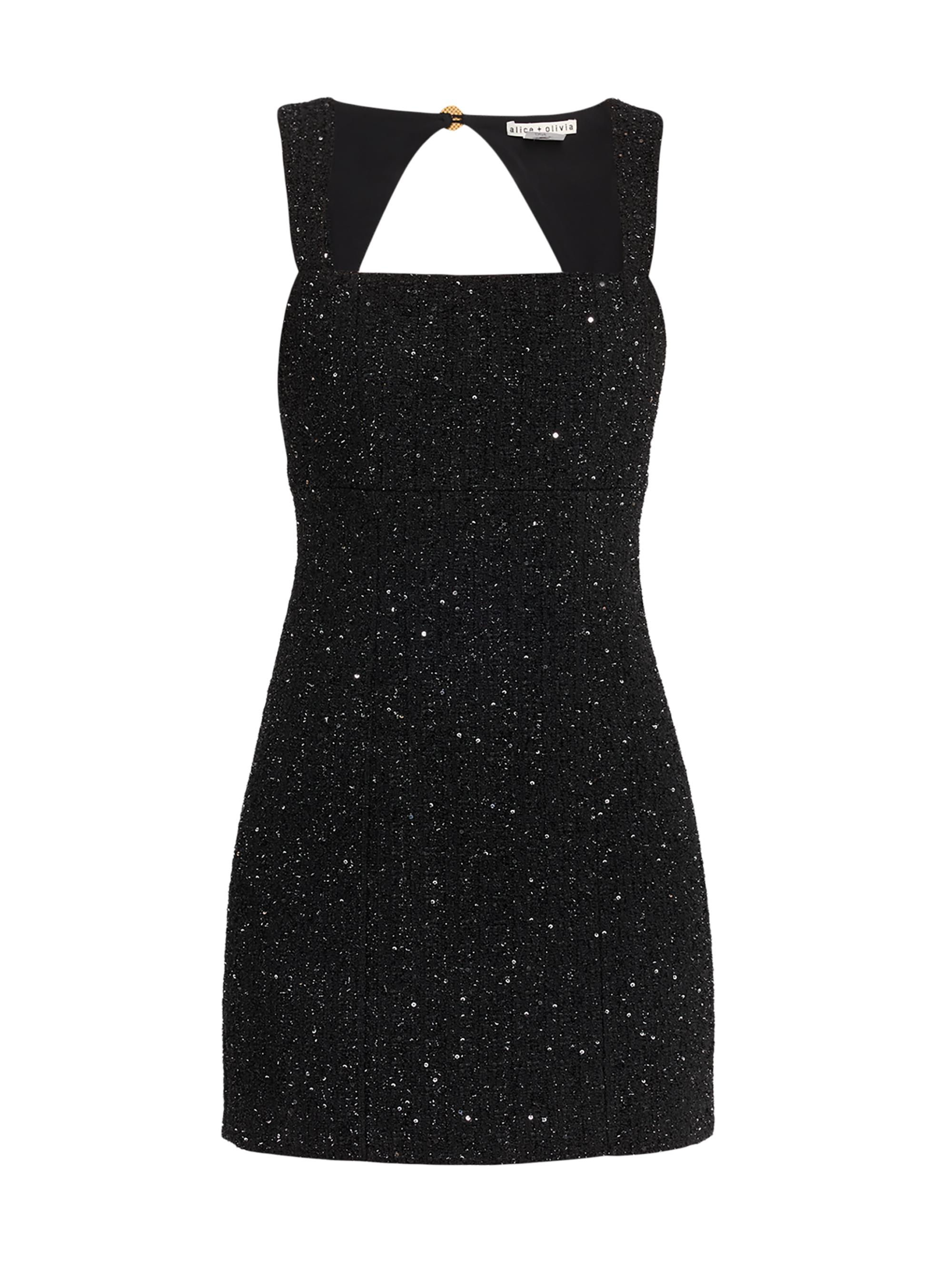 Alice + Olivia Ellis Embellished Jacquard Minidress | Saks Fifth