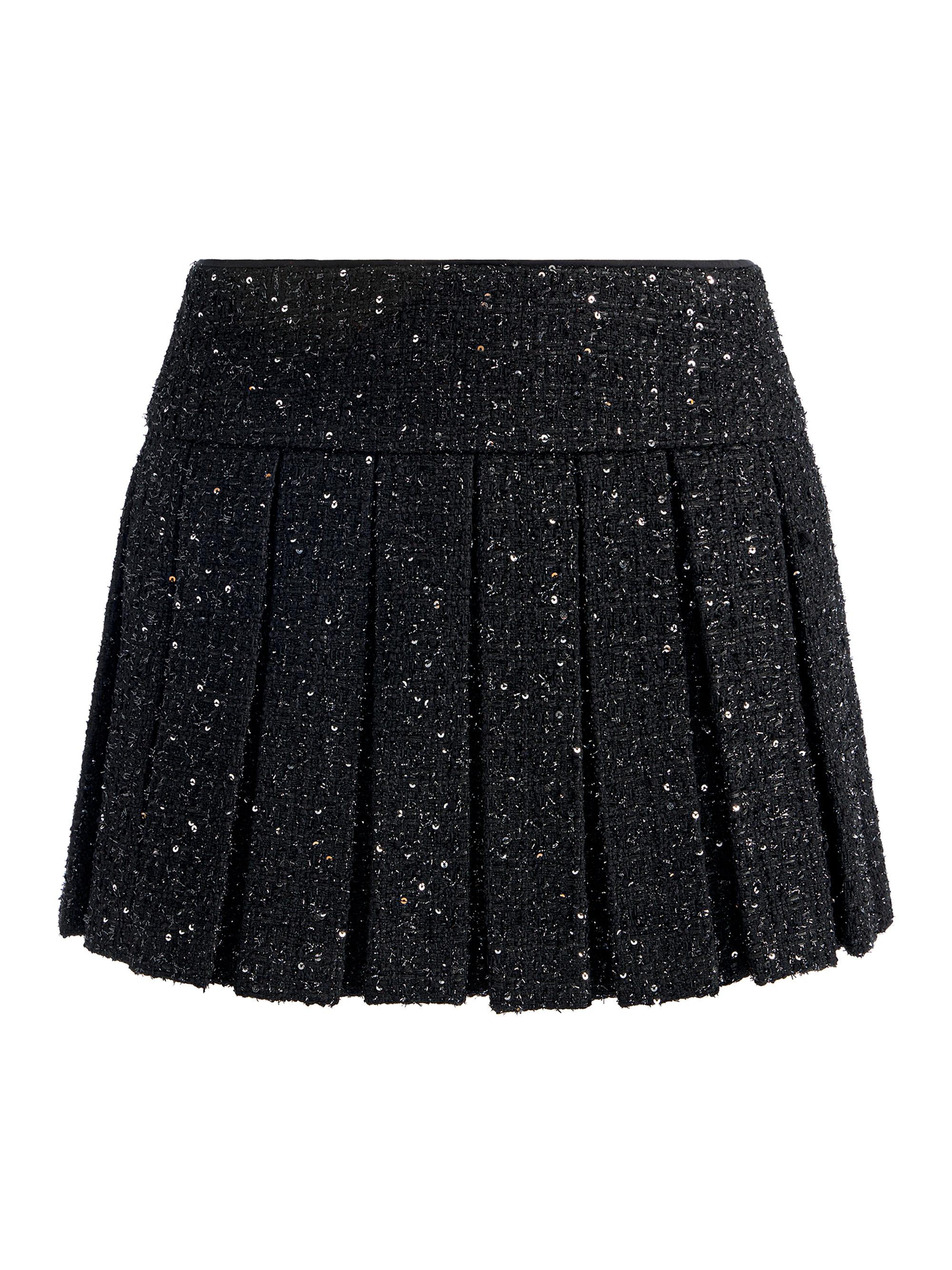 Cinq à Sept Laney Faux Leather Pleated Miniskirt | Saks Fifth Avenue