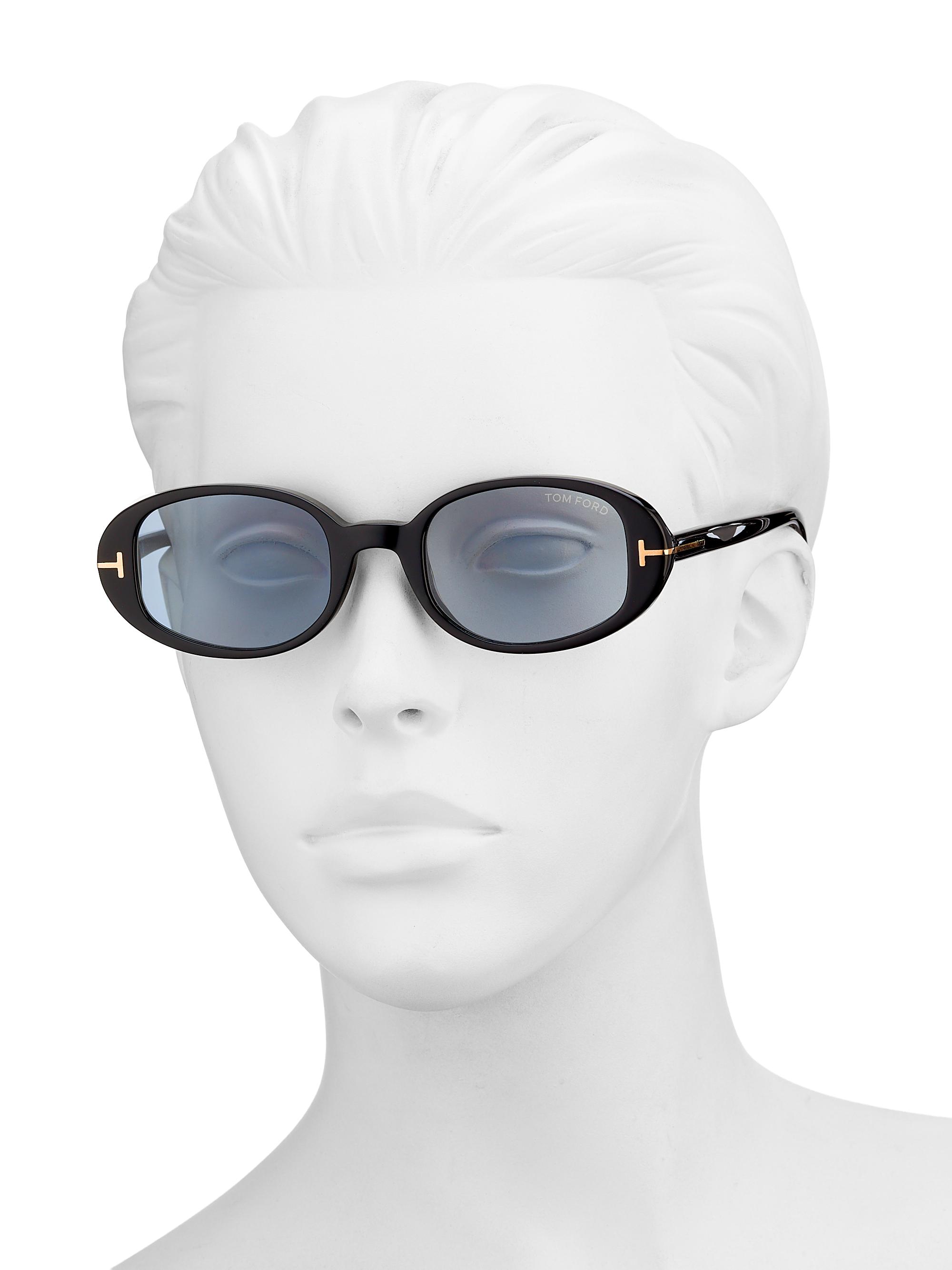 トム TOM FORD Iggy 49MM Oval Sunglasses | Saks Fifth Avenue