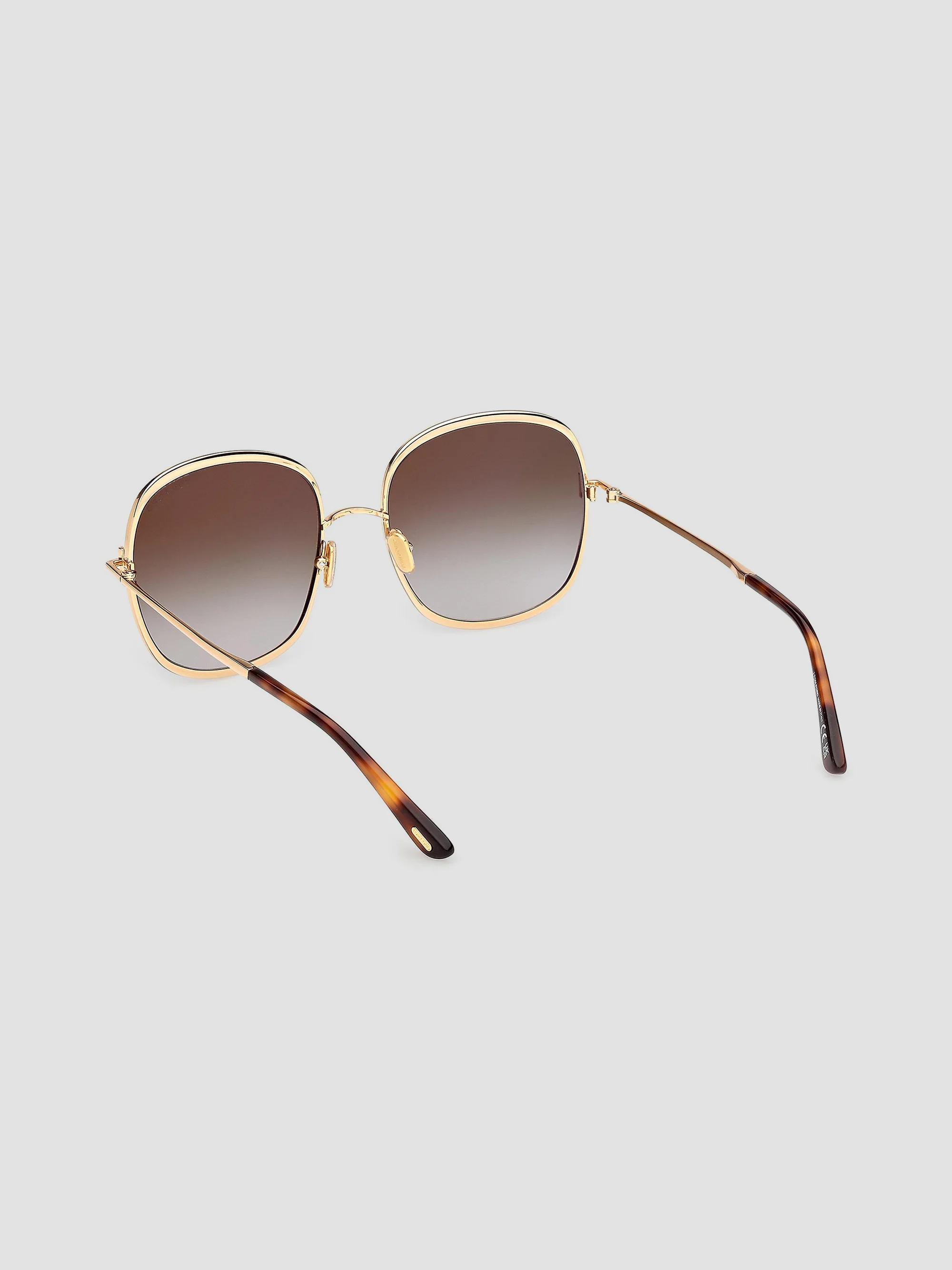 TOM FORD Sofia 57MM Round Sunglasses | Saks Fifth Avenue display picture 2