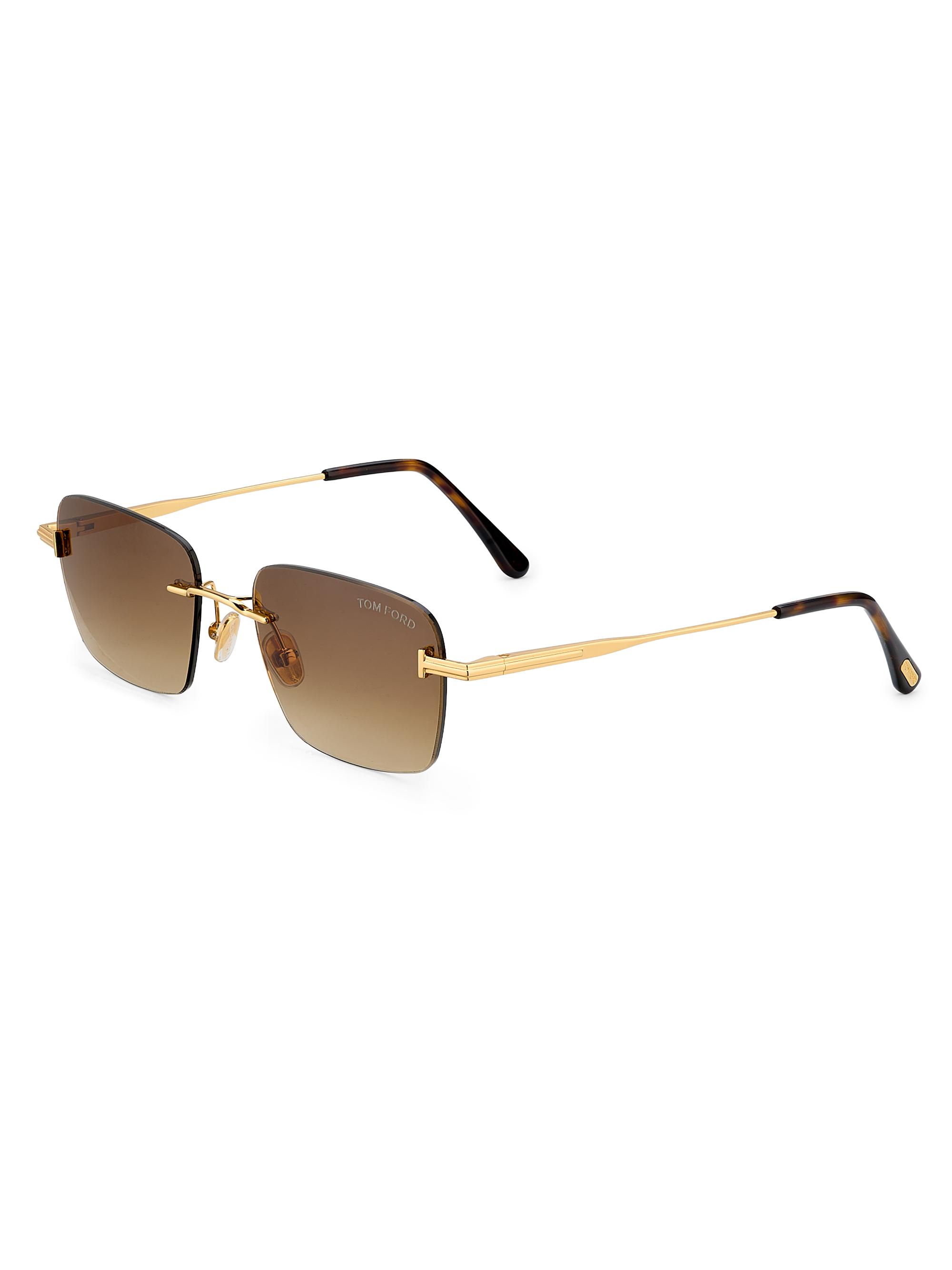 TOM FORD Jake-02 54MM Rectangular Sunglasses | Saks Fifth Avenue