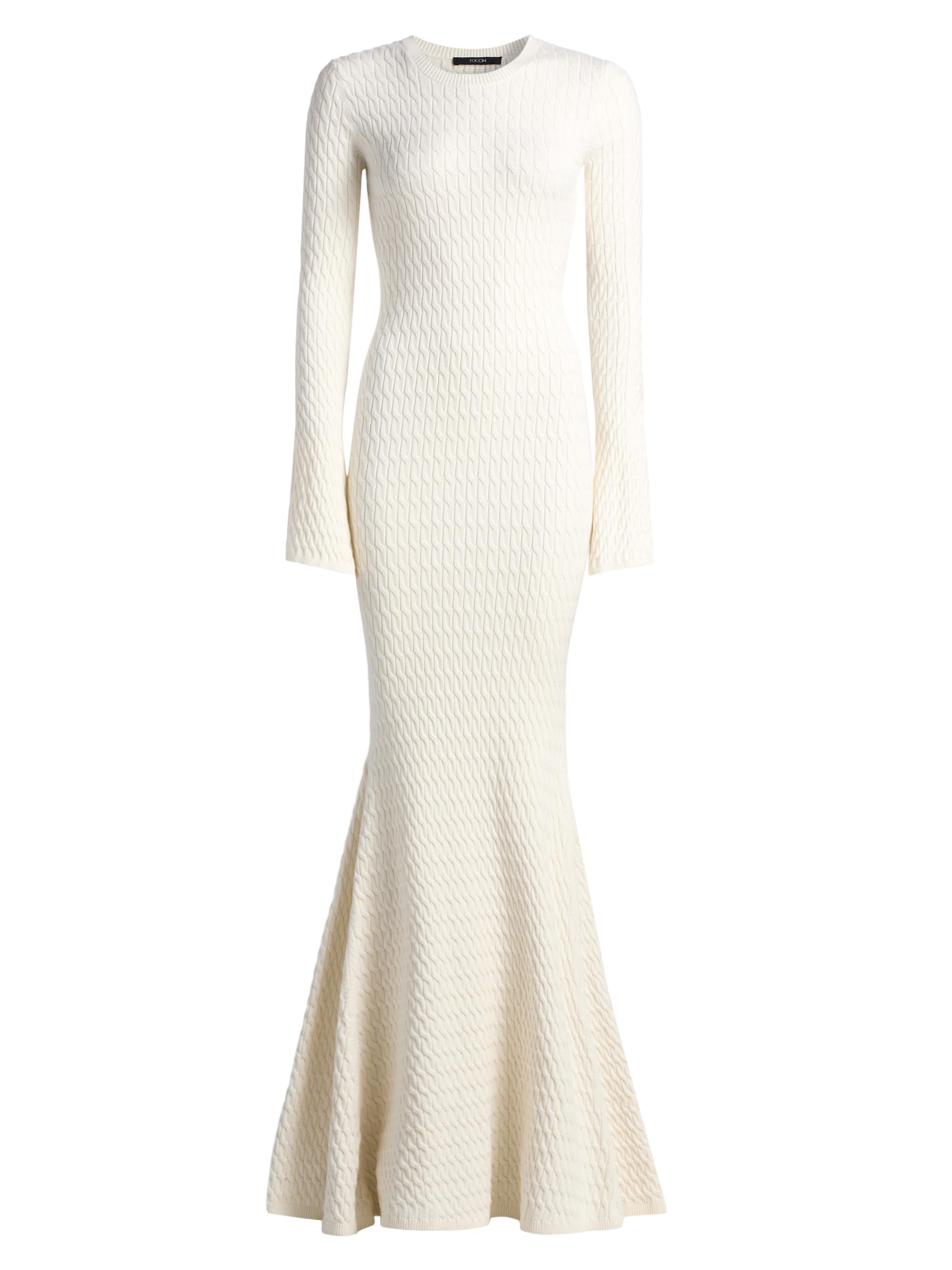 Toccin Women's Francesca Flare-Sleeve Maxi Dress -