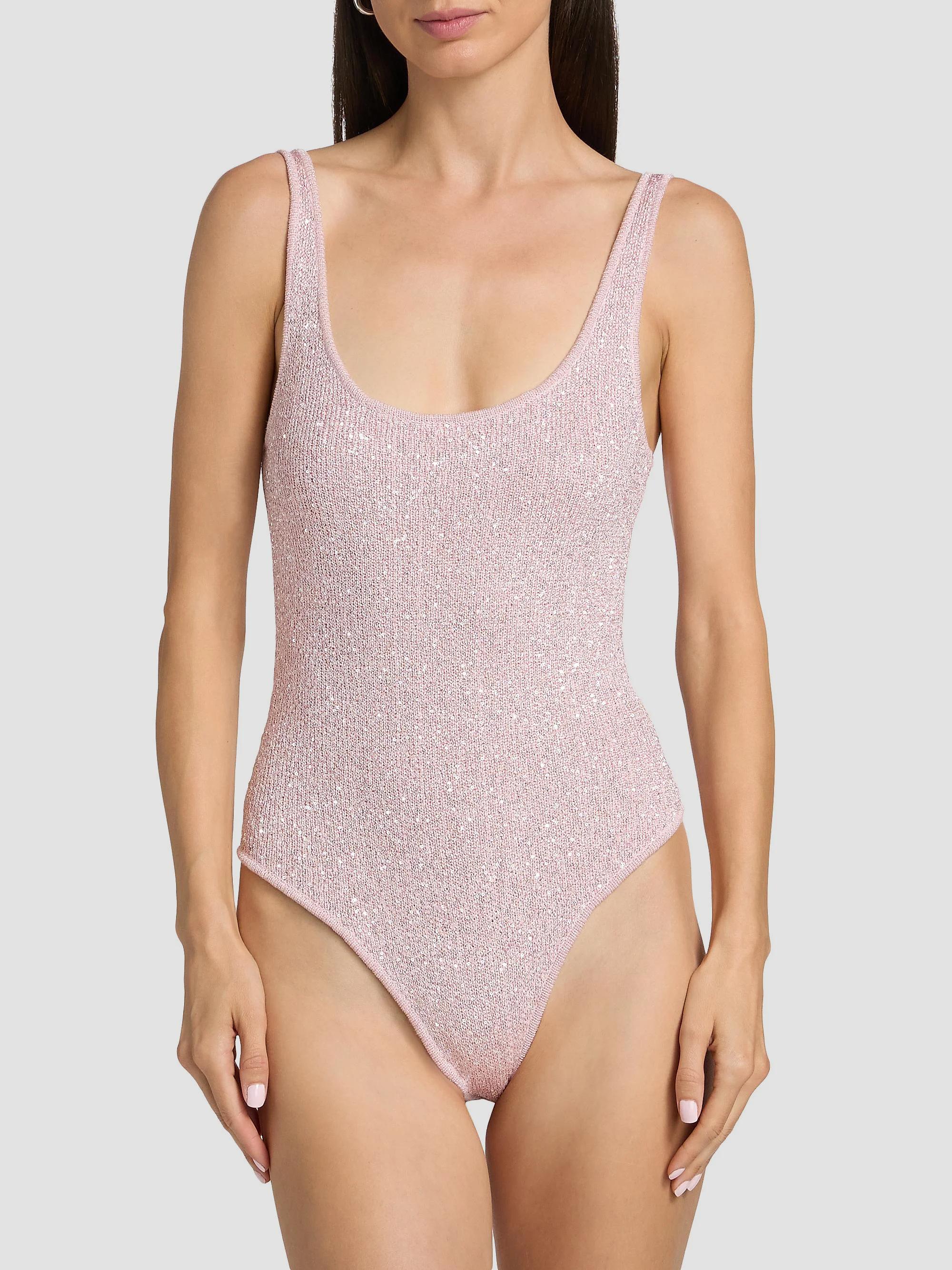 Toccin Sheila Sequined Knit Bodysuit | Saks Fifth Avenue