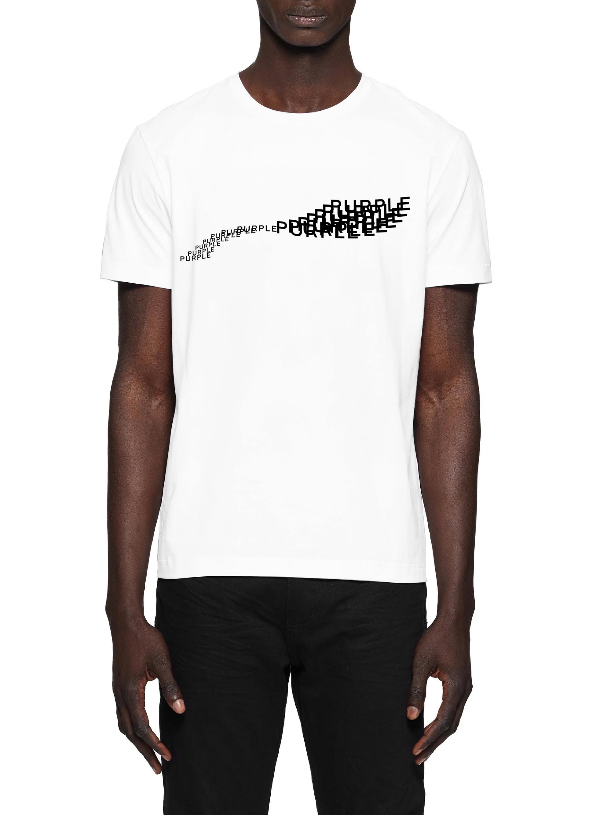 Purple Brand Men's Clean Jersey Crewneck T-Shirt - White