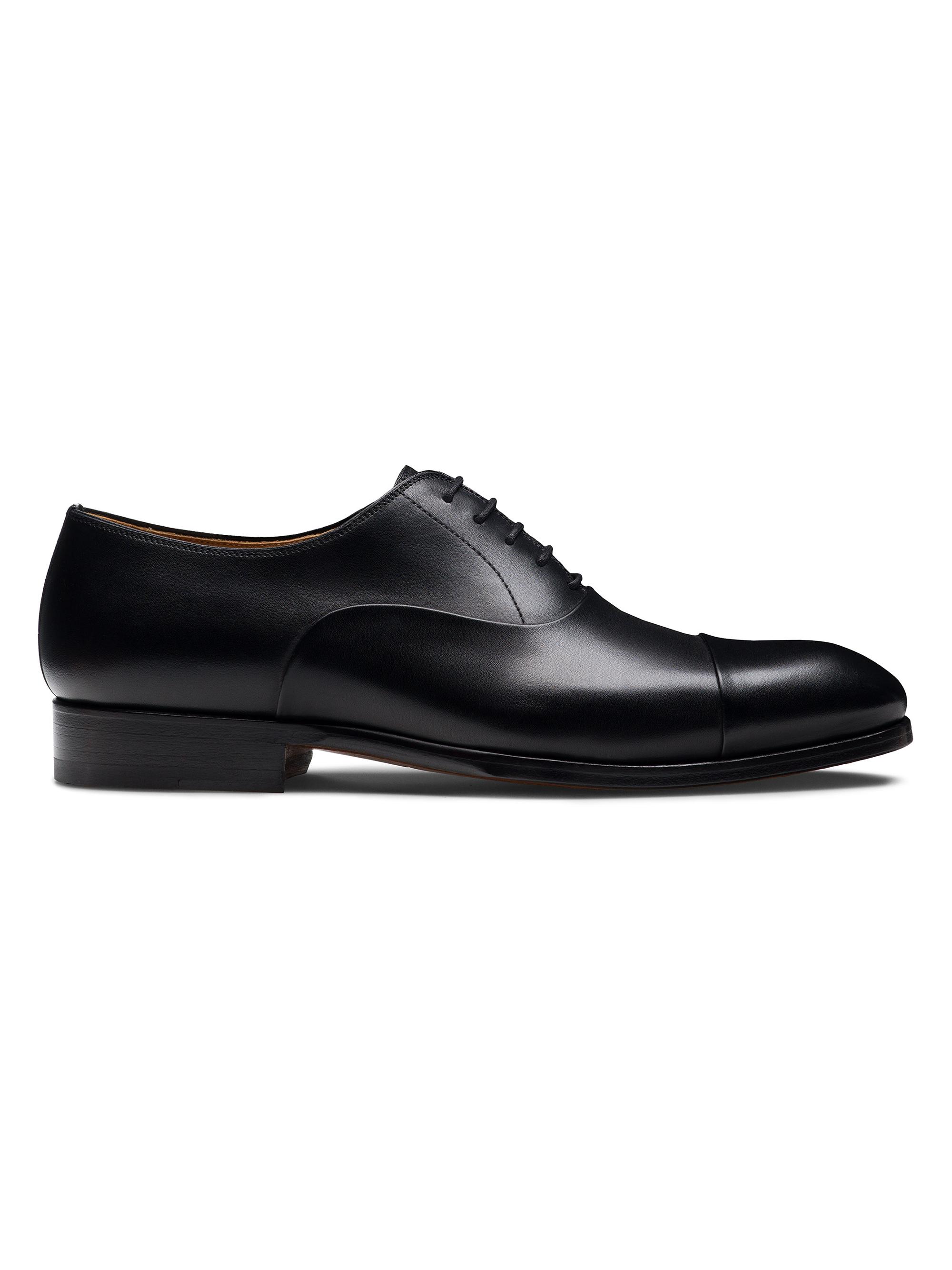 Brunello Cucinelli Men's Patent Leather Tuxedo Shoes - Nero - Size 9