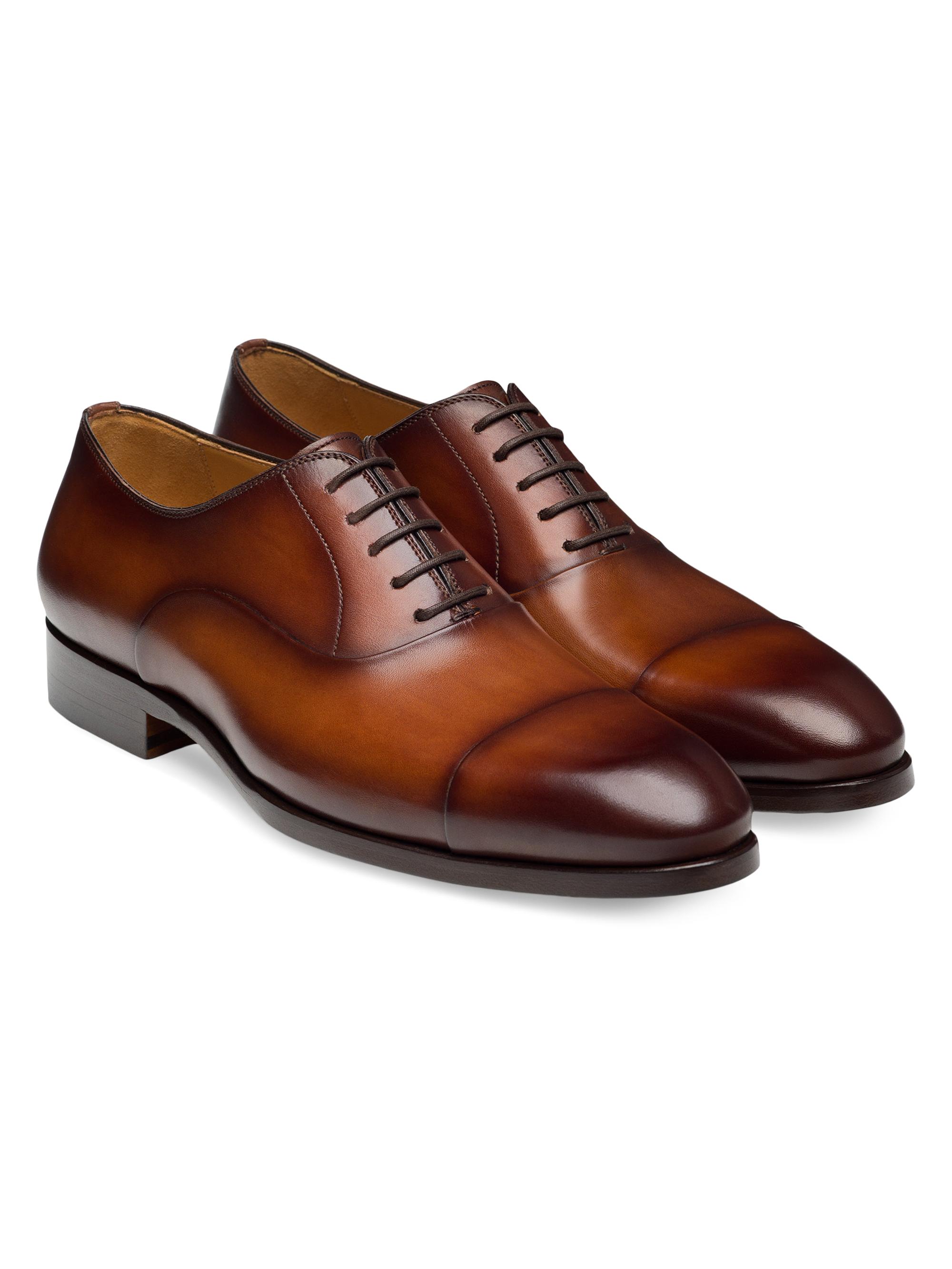 Magnanni Men's Naxos Leather Oxfords - Cognac