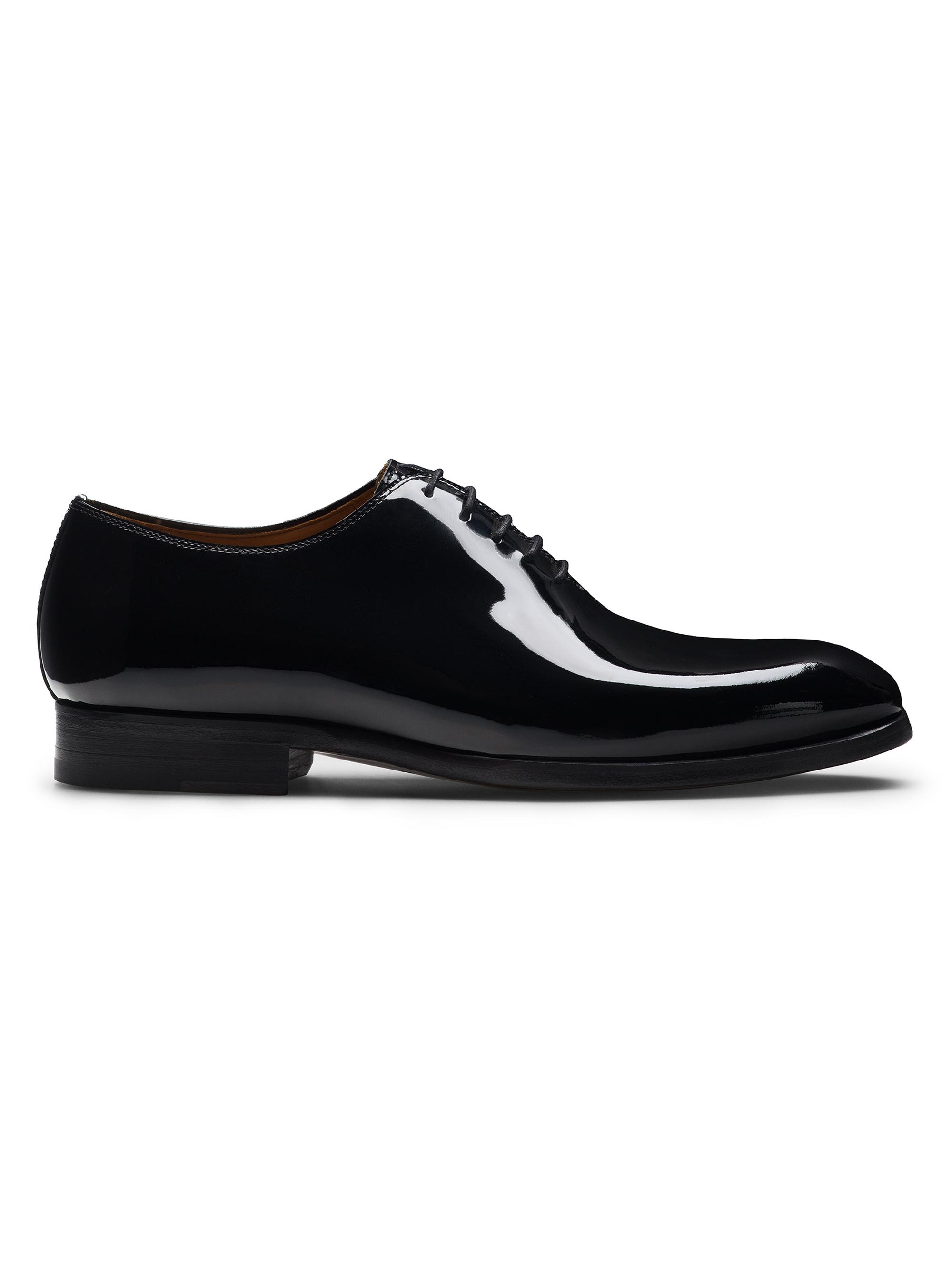 Magnanni Men's Fluer Leather Formal Oxford Loafers - Black