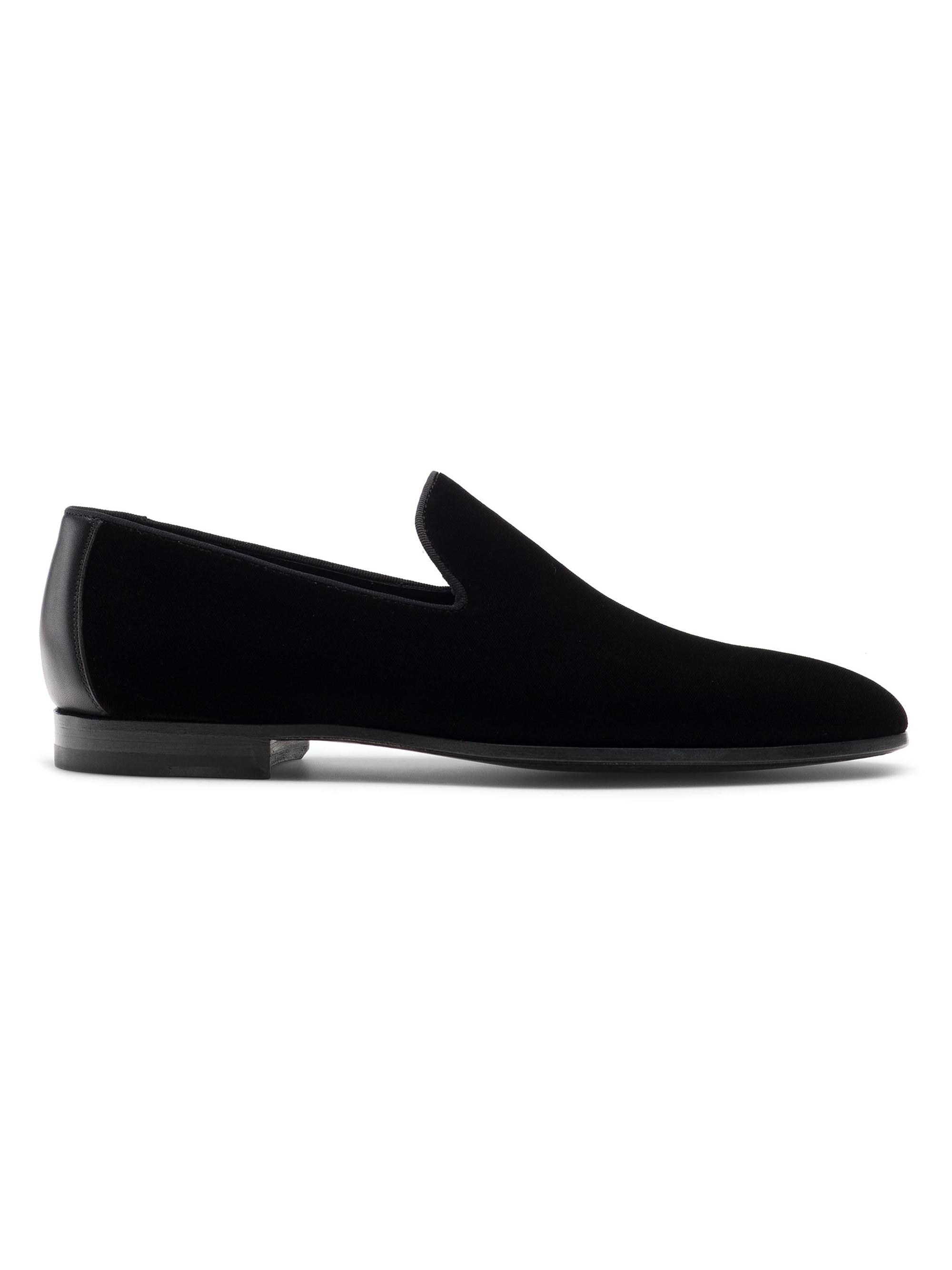 Magnanni Men's Jareth Velvet Loafers - Black