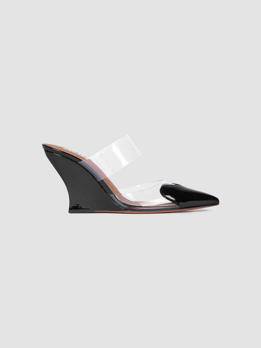 Alaïa 90MM Heart-Toe Wedge Mules | Saks Fifth Avenue