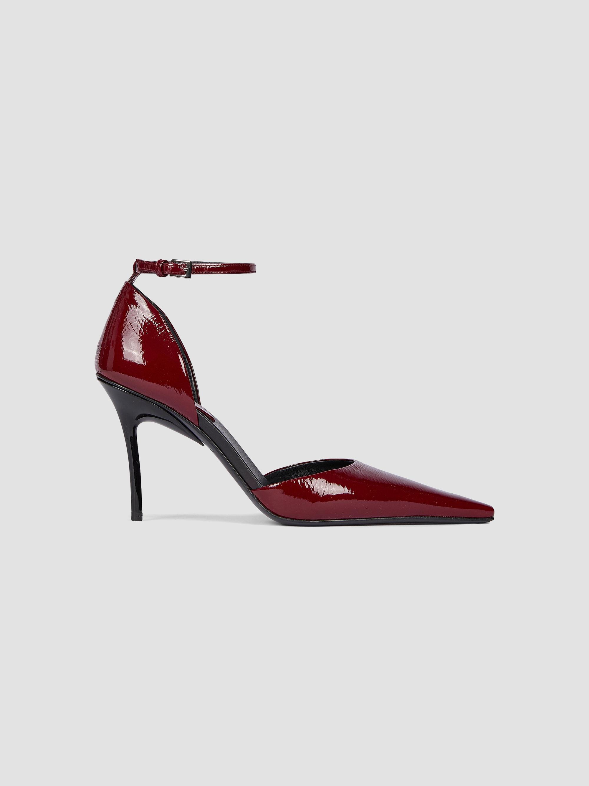 ALAIA Women's 90MM Patent Leather D'Orsay Pumps - Rubis | Thumbnail 7