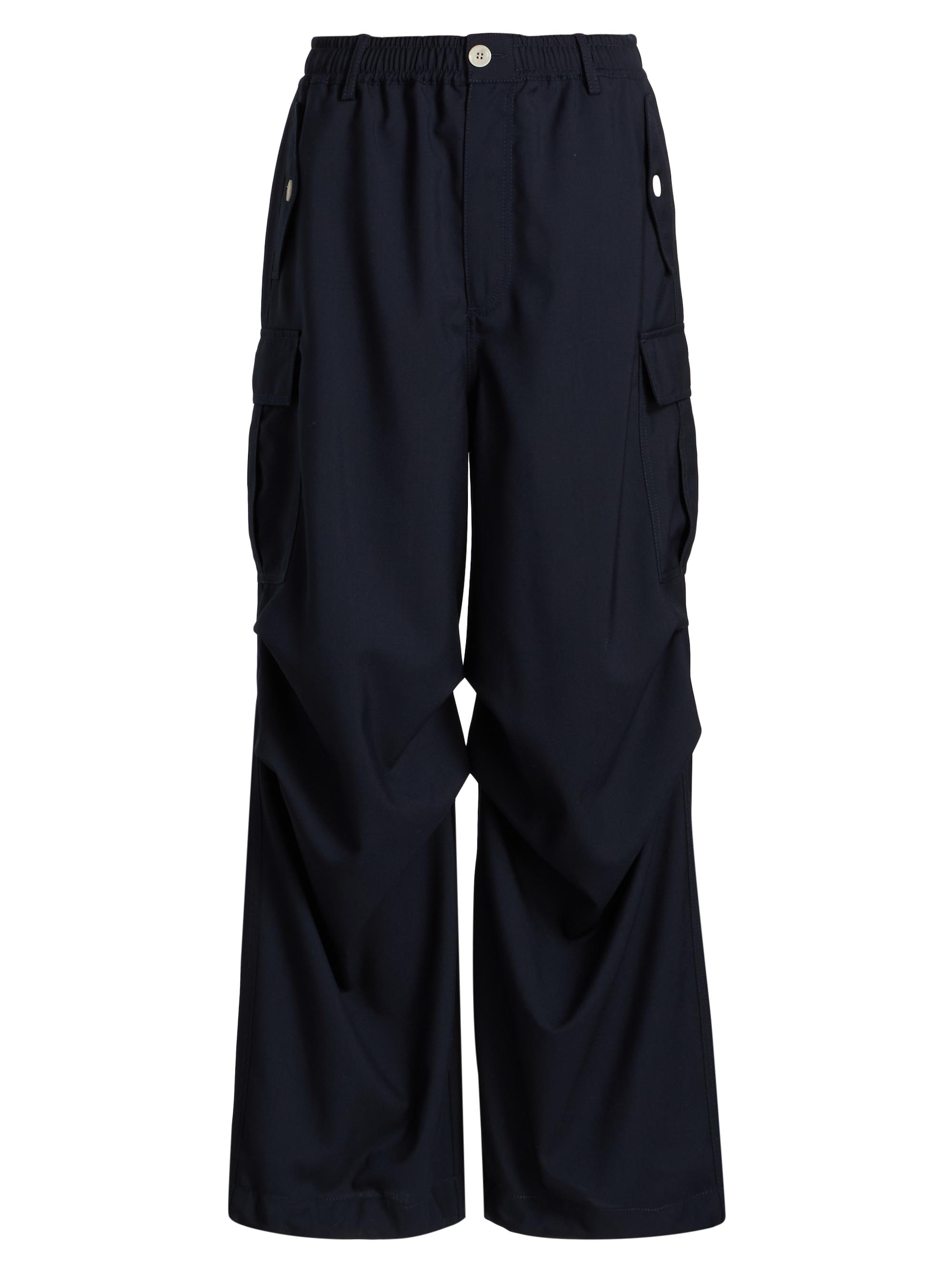 Marni Men's Tropical Wool Cargo Pants - Blue Black