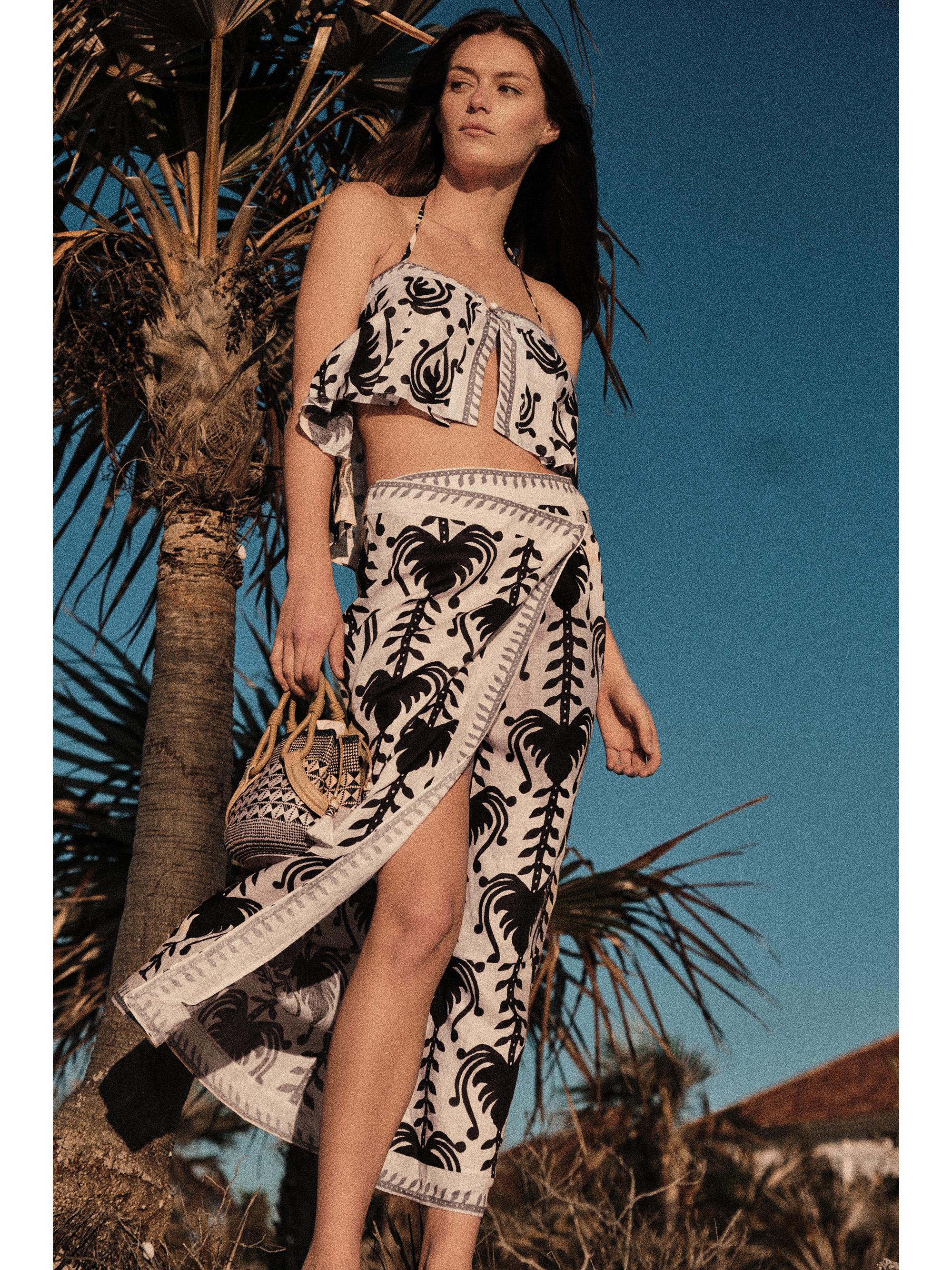 Johanna Ortiz Deep Blue Sea Midi-Skirt | Saks Fifth Avenue
