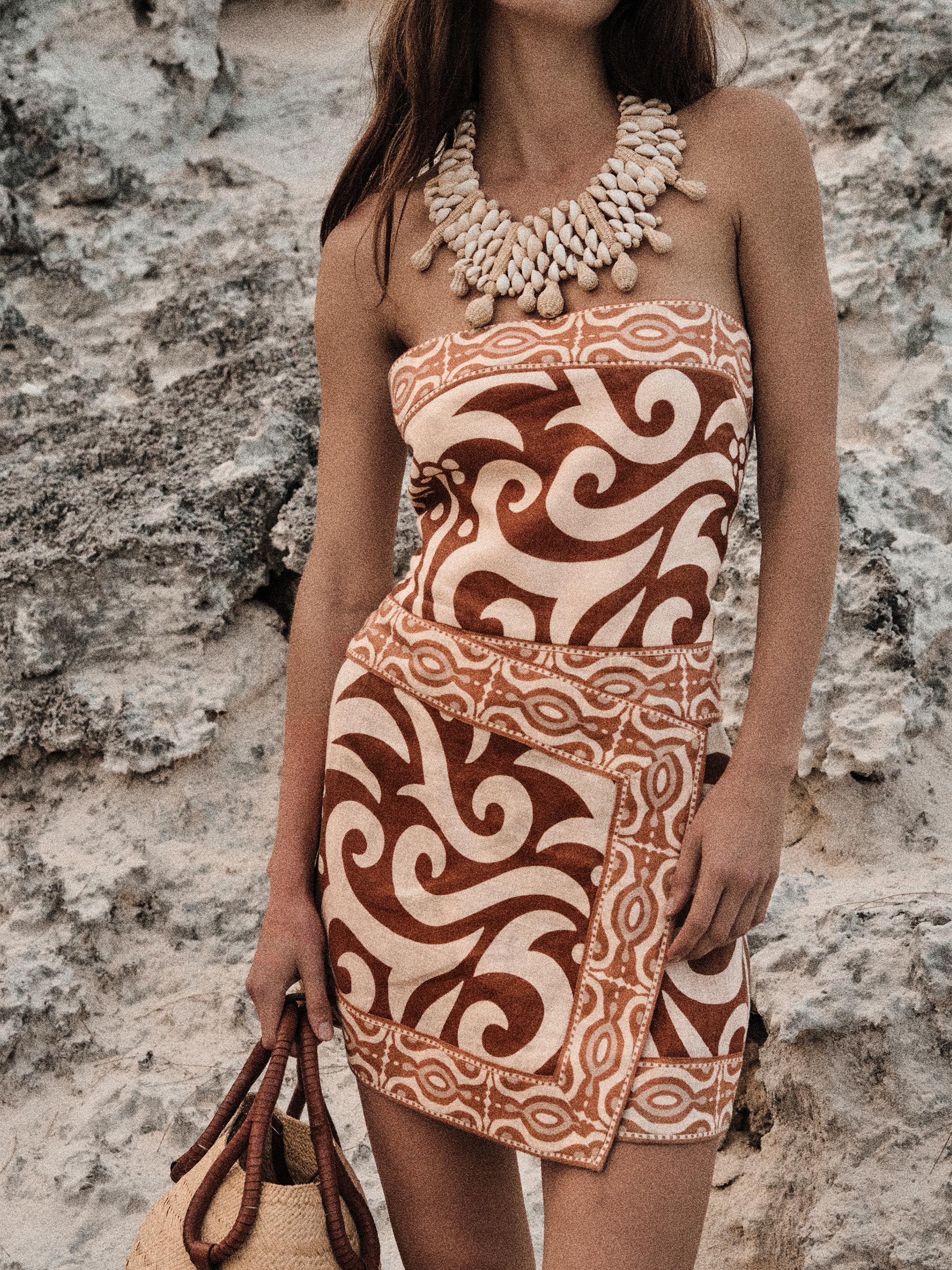 リボンチャム Johanna Ortiz Raíz Ritual Minidress | Saks Fifth Avenue