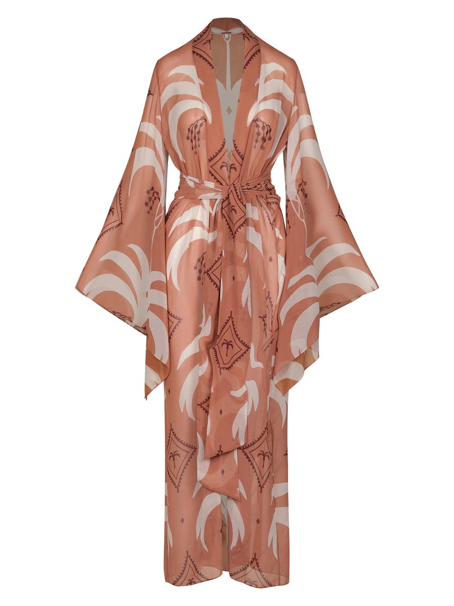 By Louise Dames Kimono Ochtendjas Bloemenprint | Underwear District