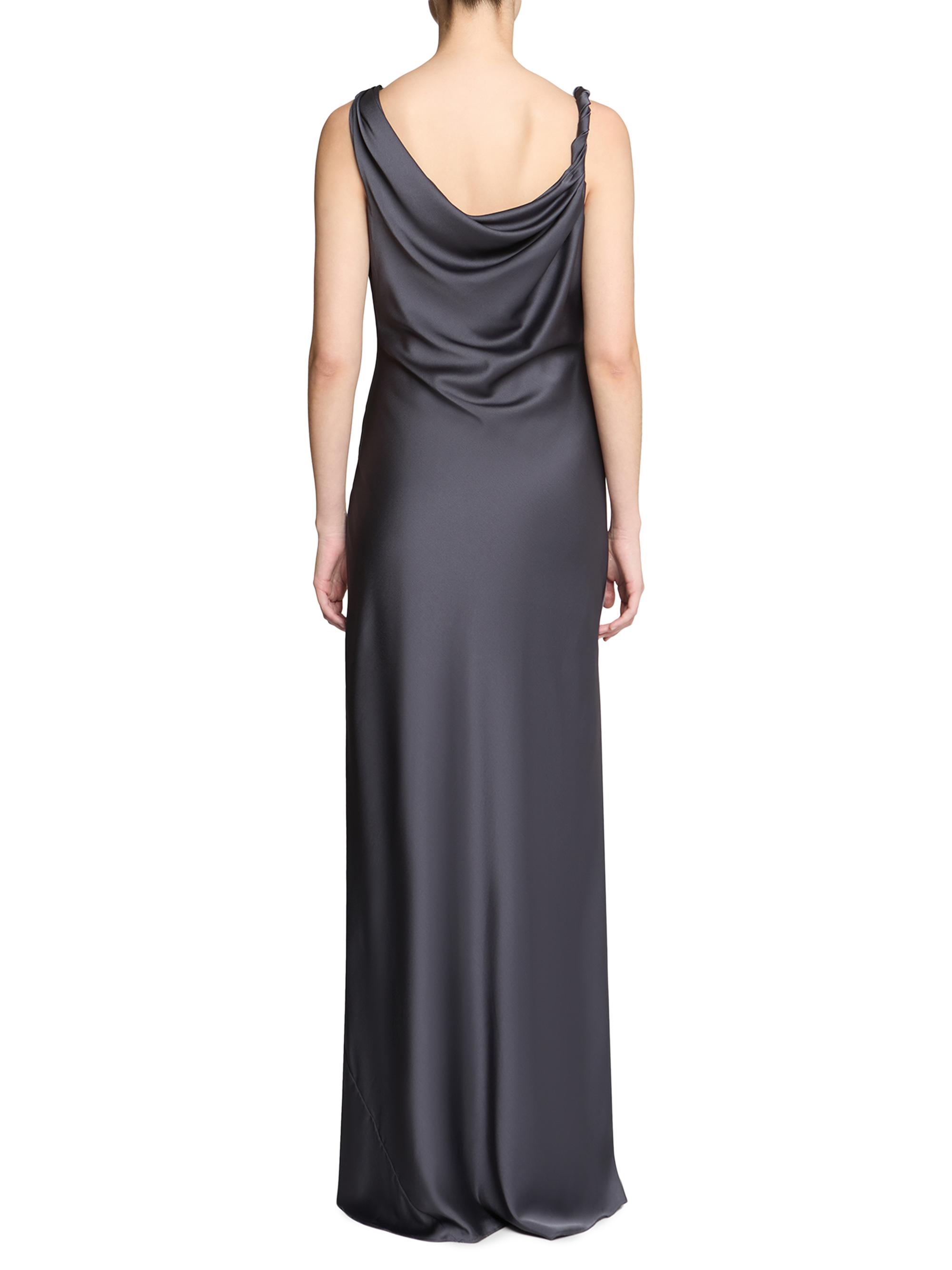 charcoal formal dress Johnathan Kayne 2750 Size 4 Charcoal Formal Dress – Glass Slipper Formals main image 1