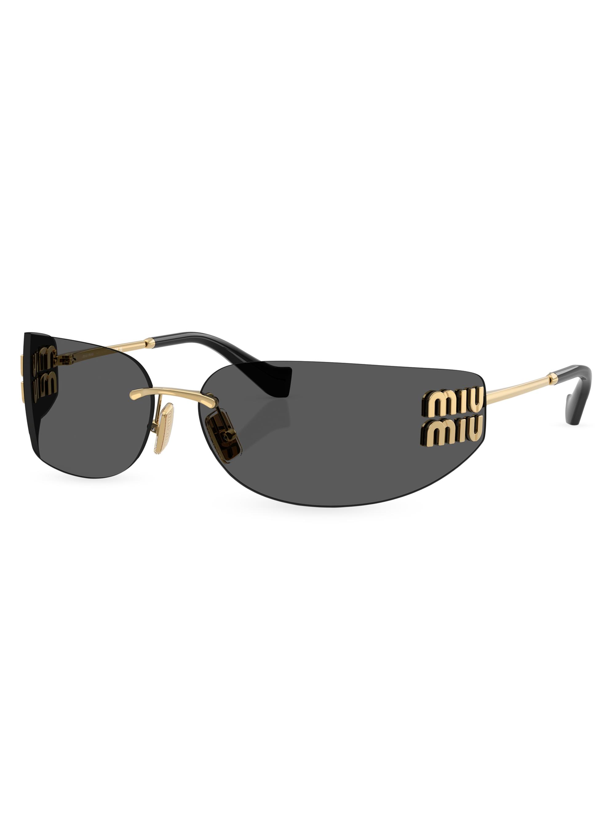 Miu Miu 75MM Shield Sunglasses | Saks Fifth Avenue