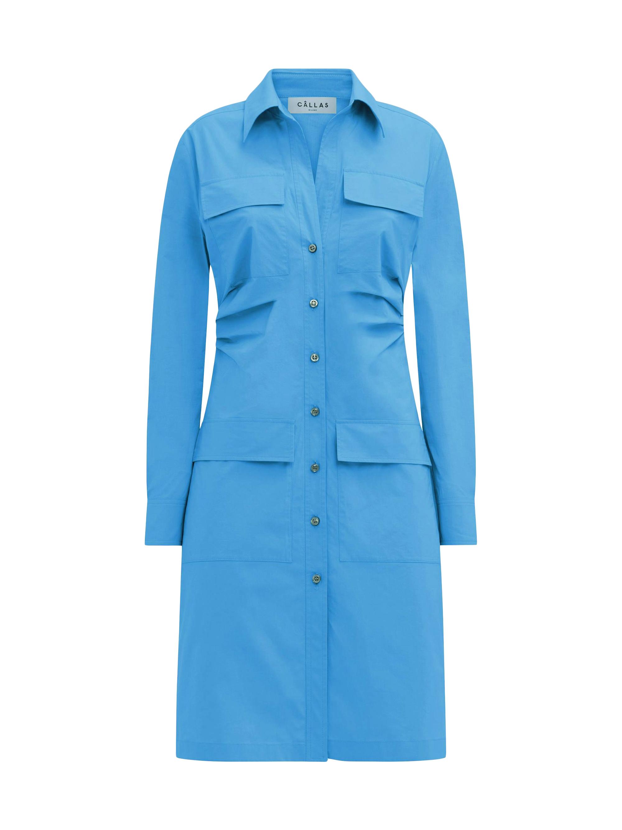 Callas Milano Women's Marrakech Shirt Dress - Blue Sea