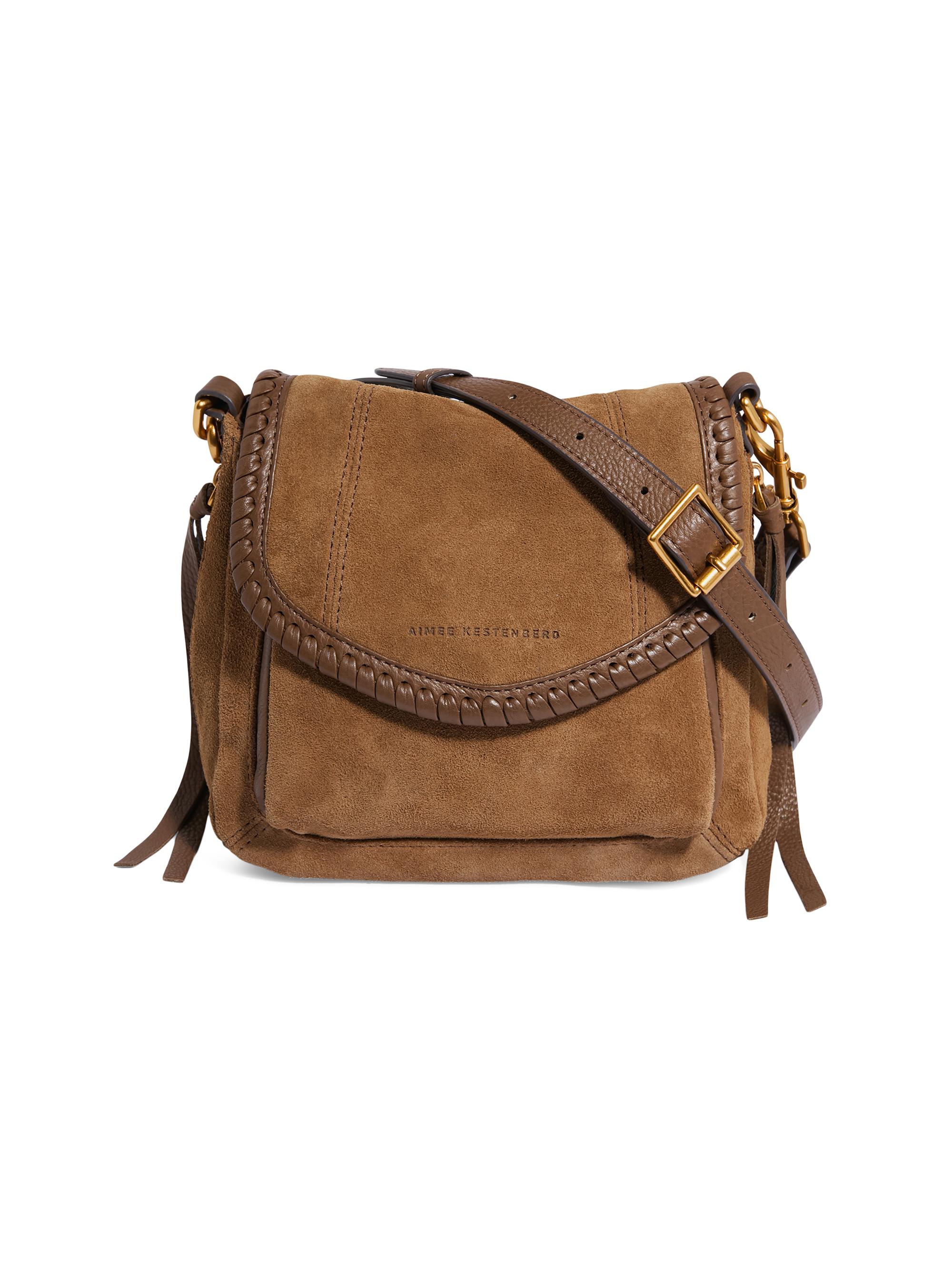 Aimee Kestenberg Women's All For Love Suede Mini Crossbody Bag - Coffee Suede
