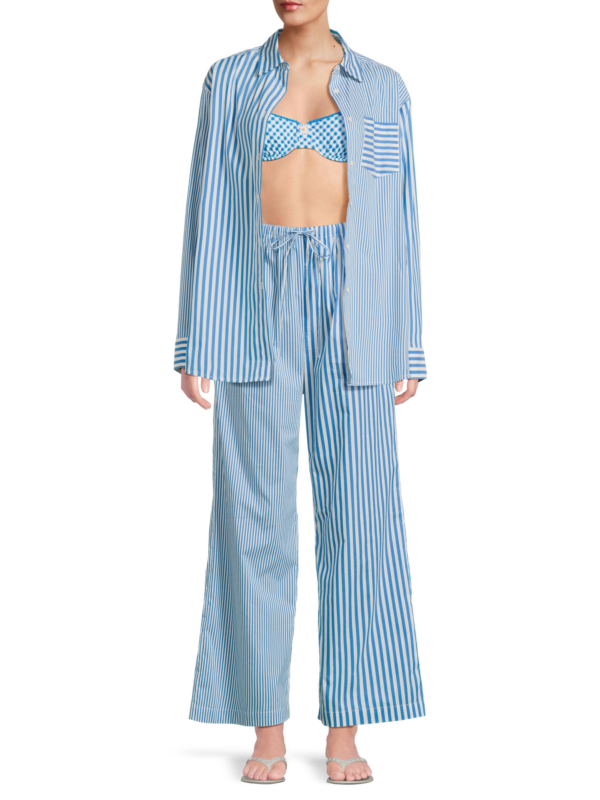 Solid & Striped Ashling Striped Poplin Pants | Saks Fifth Avenue