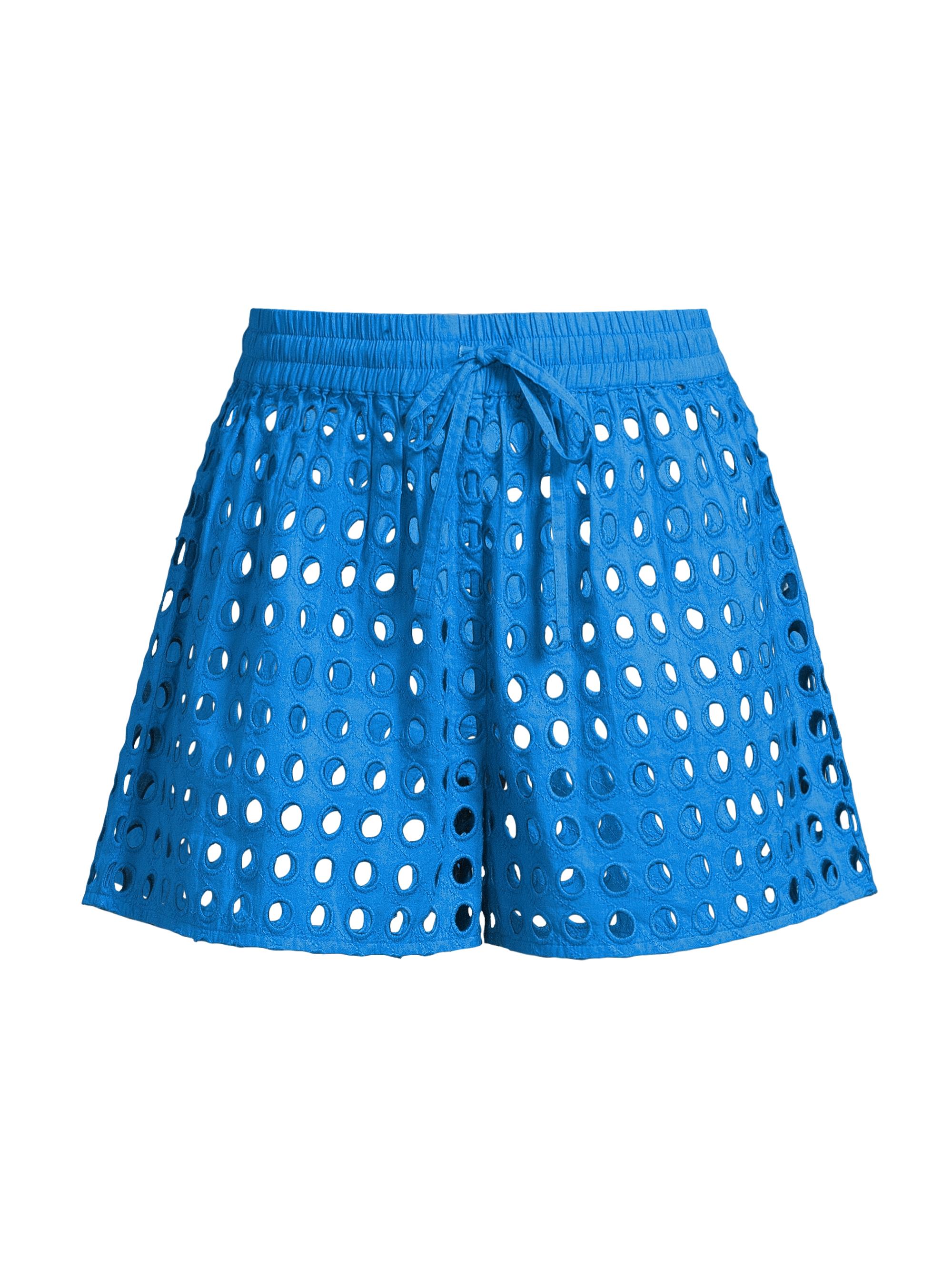 Solid & Striped Women's The Charlie Eyelet Shorts - Cosmic Blue