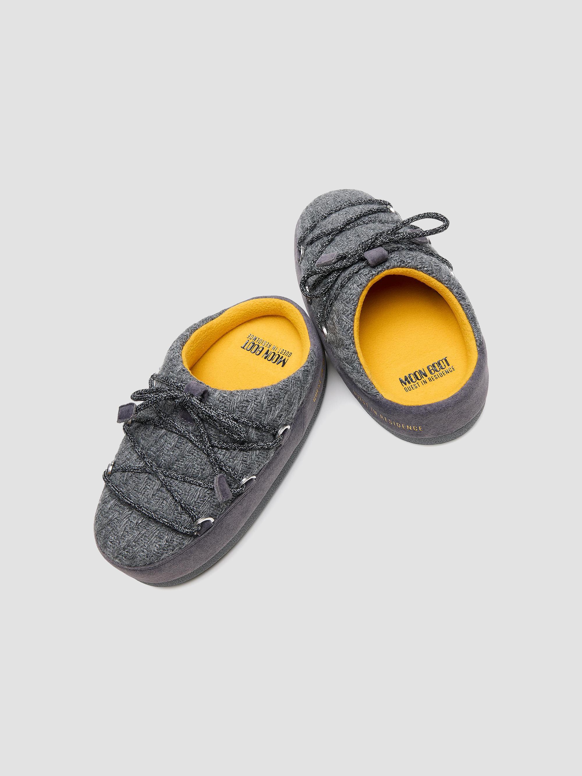 Moon Boot MB x Guest In Residence EVX Chalet Knit & Suede Mules