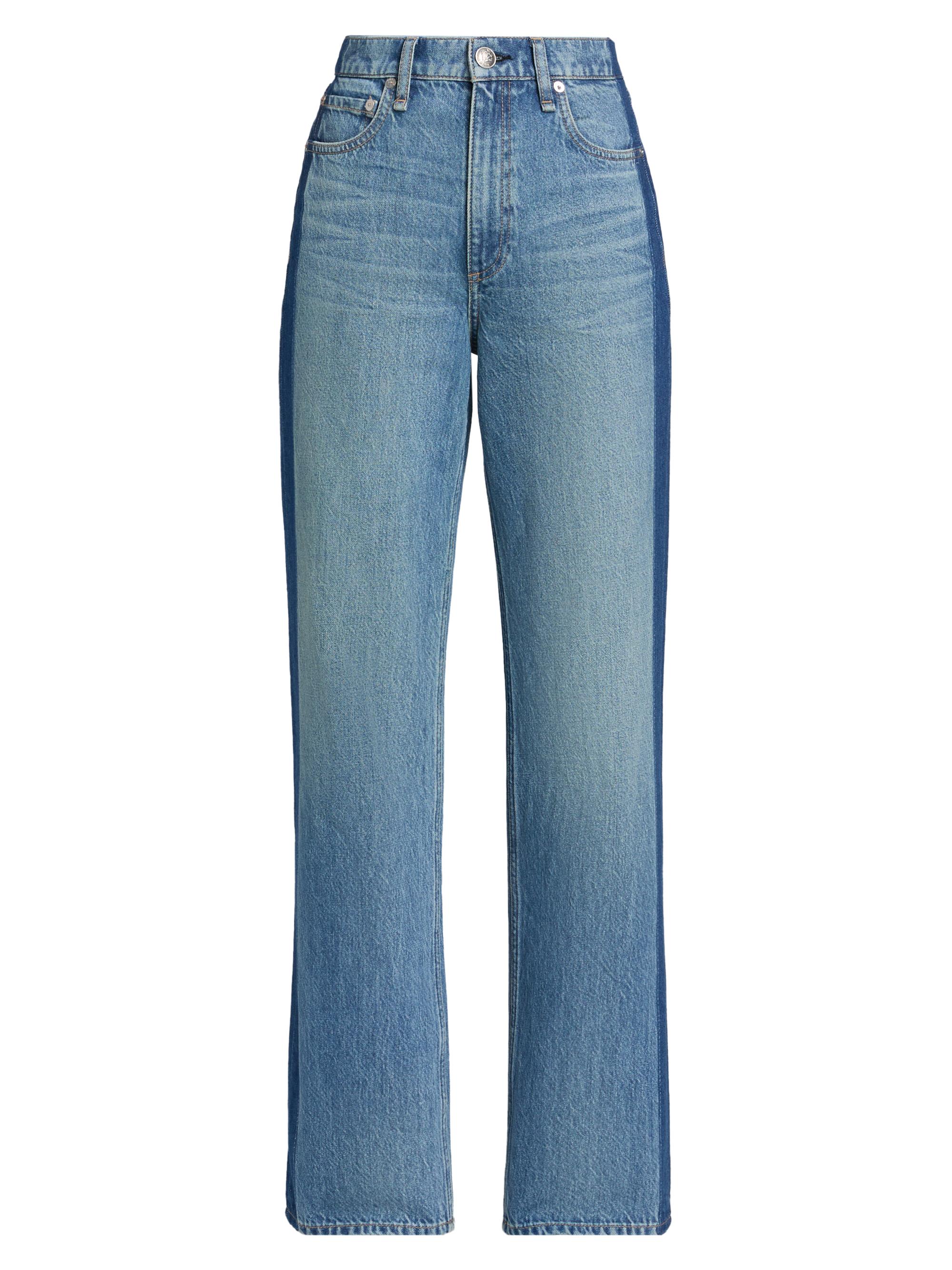 rag & bone Cam Low-Rise Straight-Leg Jeans | Saks Fifth Avenue