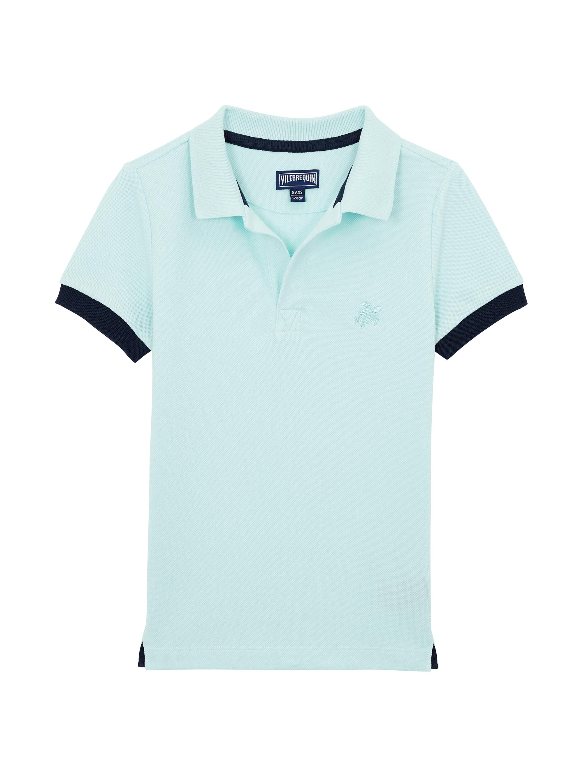 Vilebrequin Little Boy's & Boy's Piqué Polo Shirt - Pacific