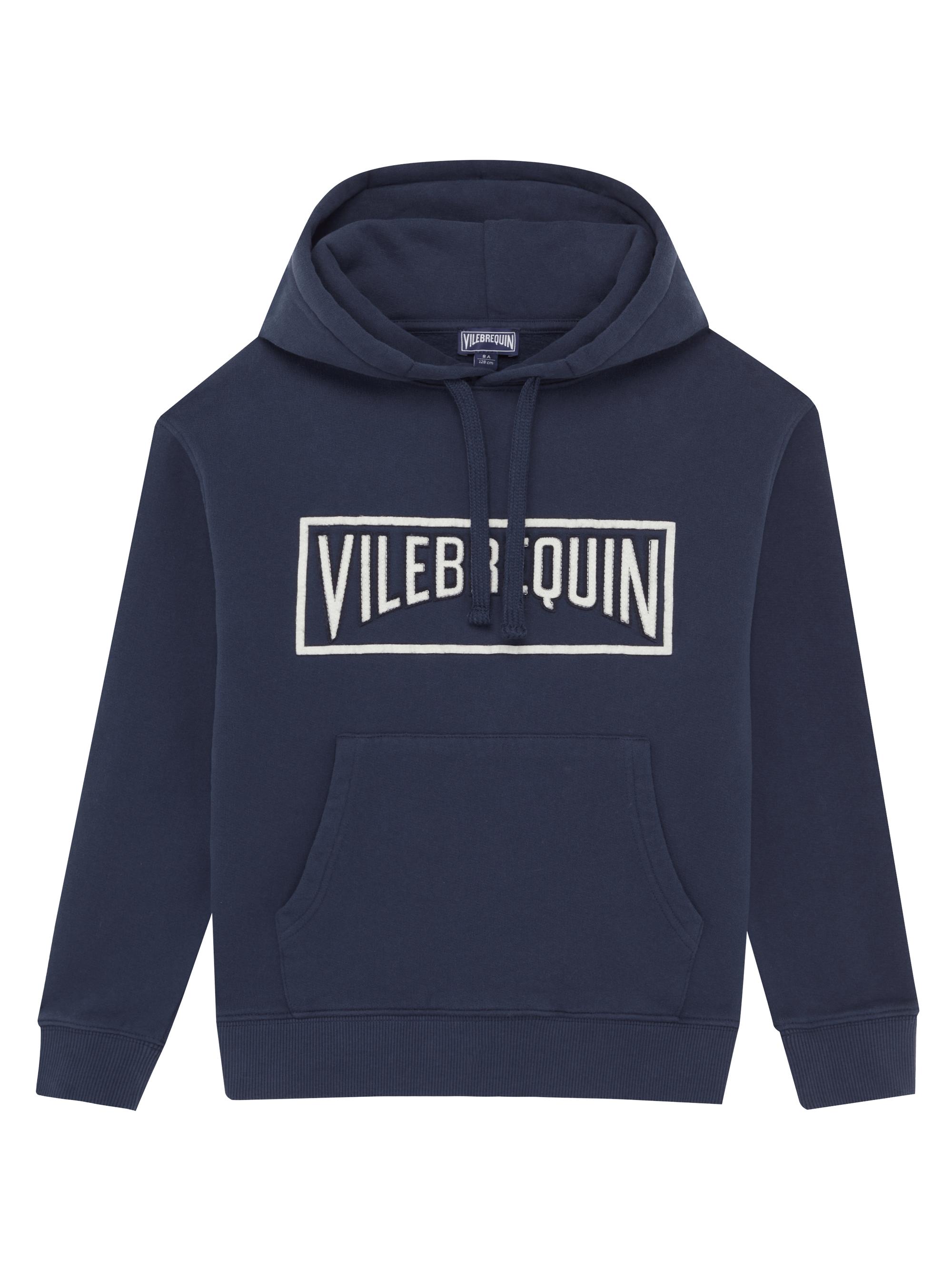 Vilebrequin Little Kid's & Kid's Logo Hooded Sweatshirt - Blue Marine