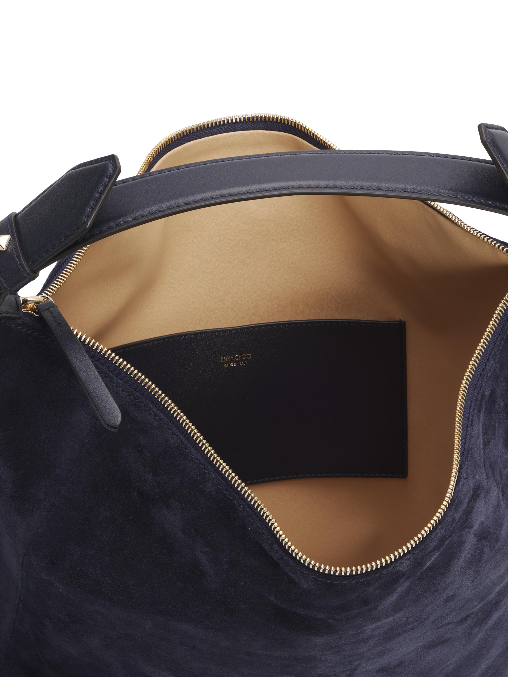 Jimmy Choo Ana Logo Suede Hobo Bag | Saks Fifth Avenue