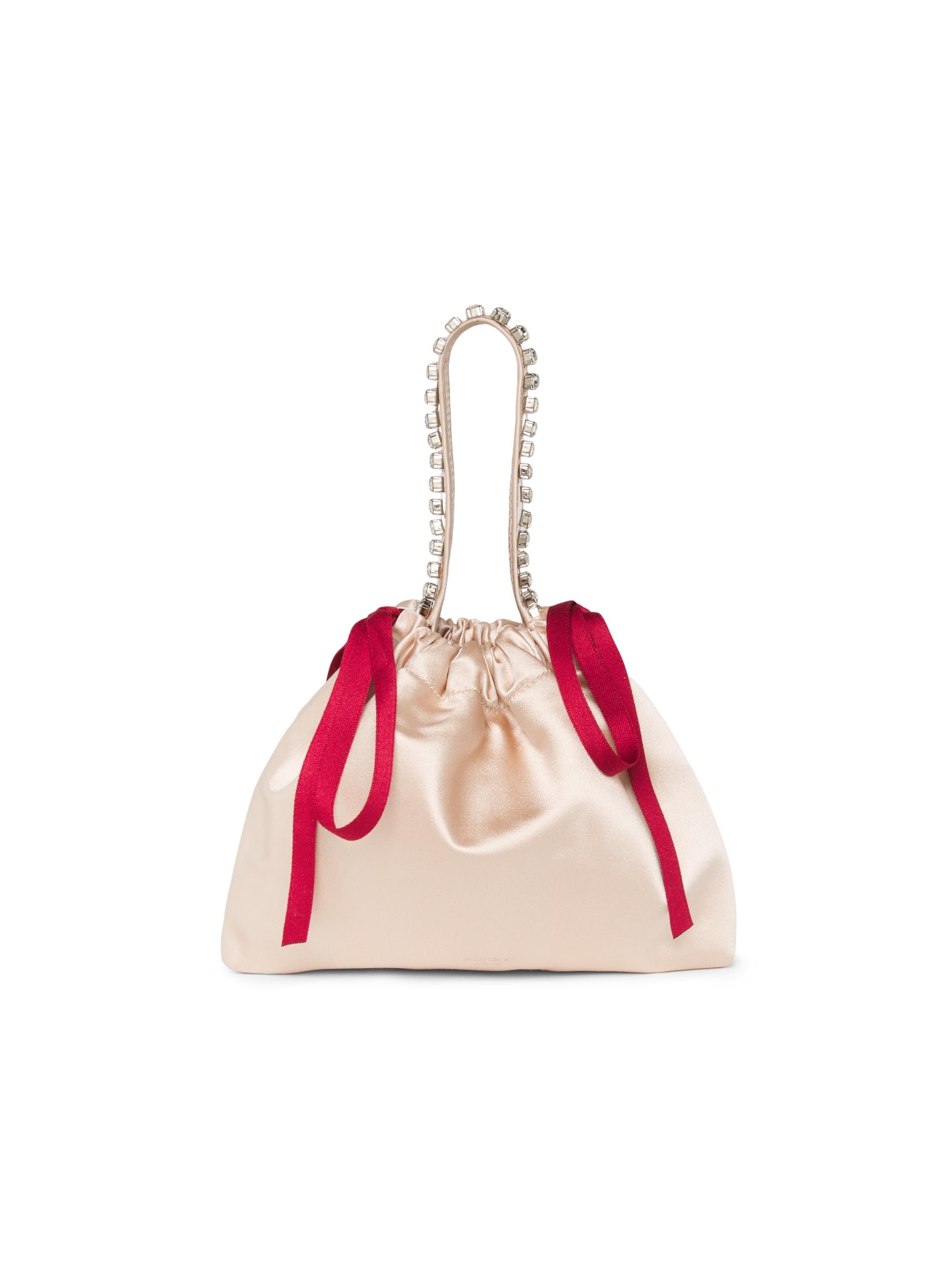 Jimmy Choo Mini Satin Top Handle Bag | Saks Fifth Avenue