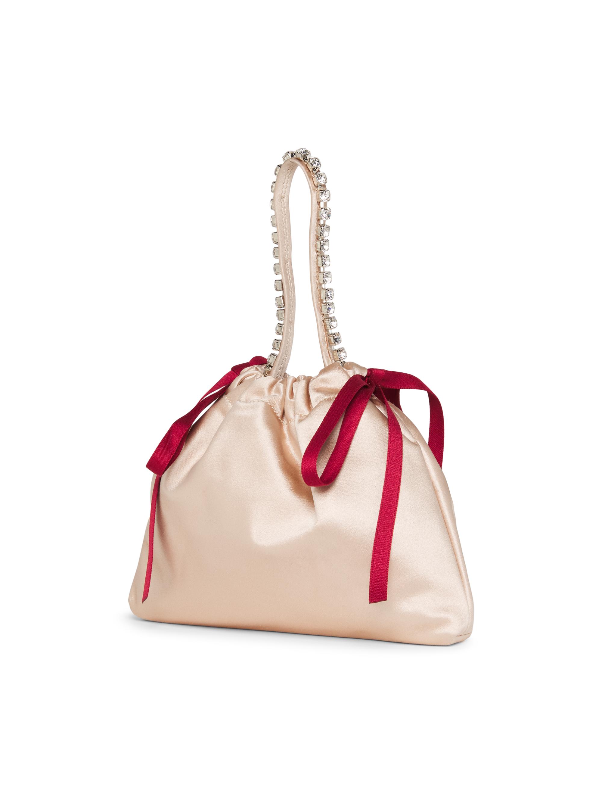 Jimmy Choo Mini Satin Top Handle Bag | Saks Fifth Avenue