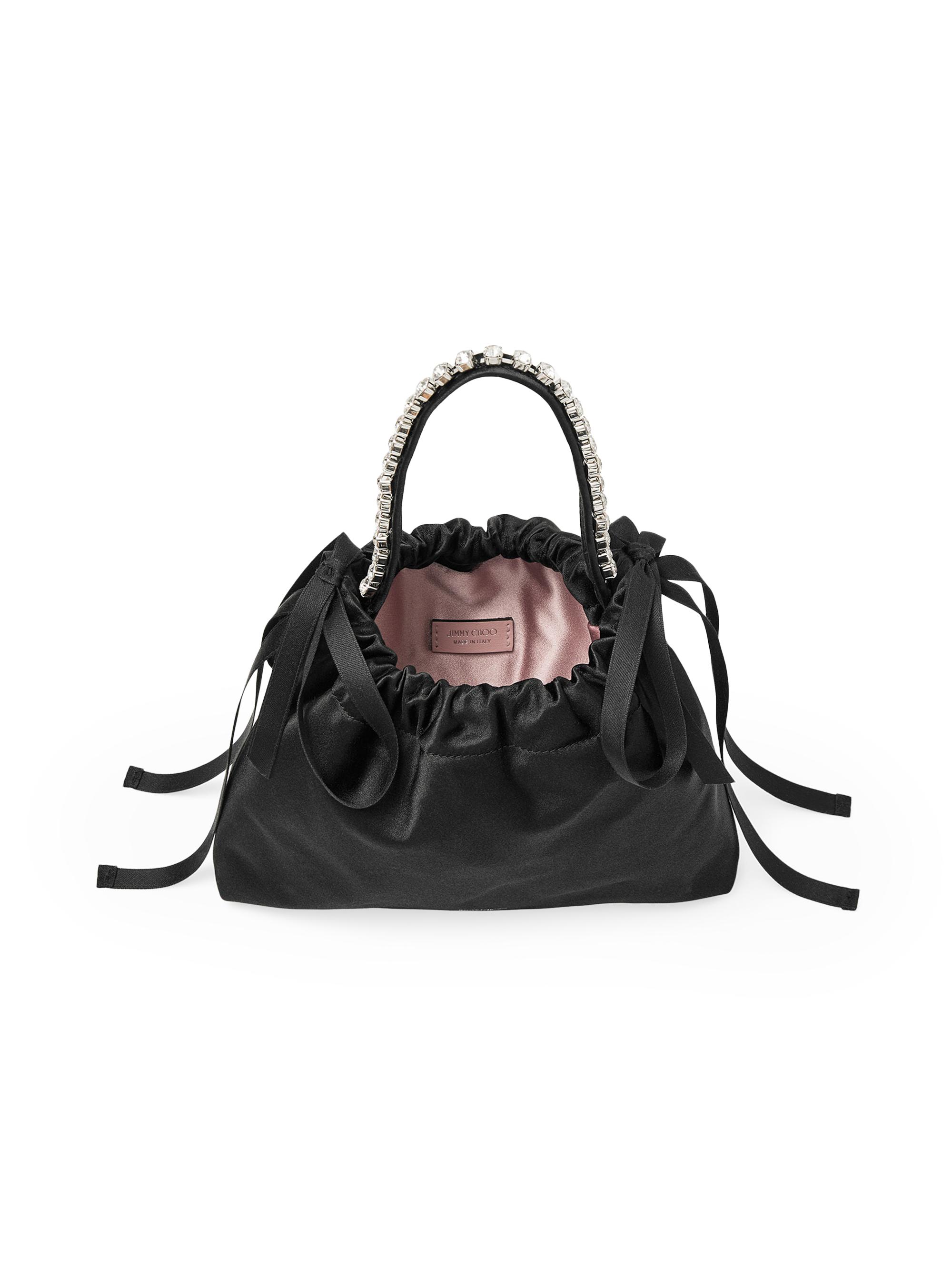 Jimmy Choo Mini Embellished Satin Top Handle Bag | Saks Fifth Avenue