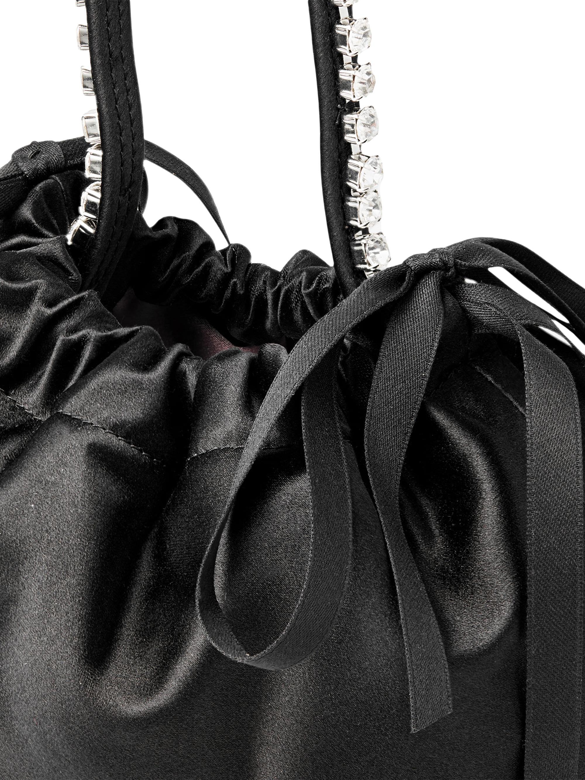 chim出品 Jimmy Choo Mini Embellished Satin Top Handle Bag | Saks Fifth Avenue