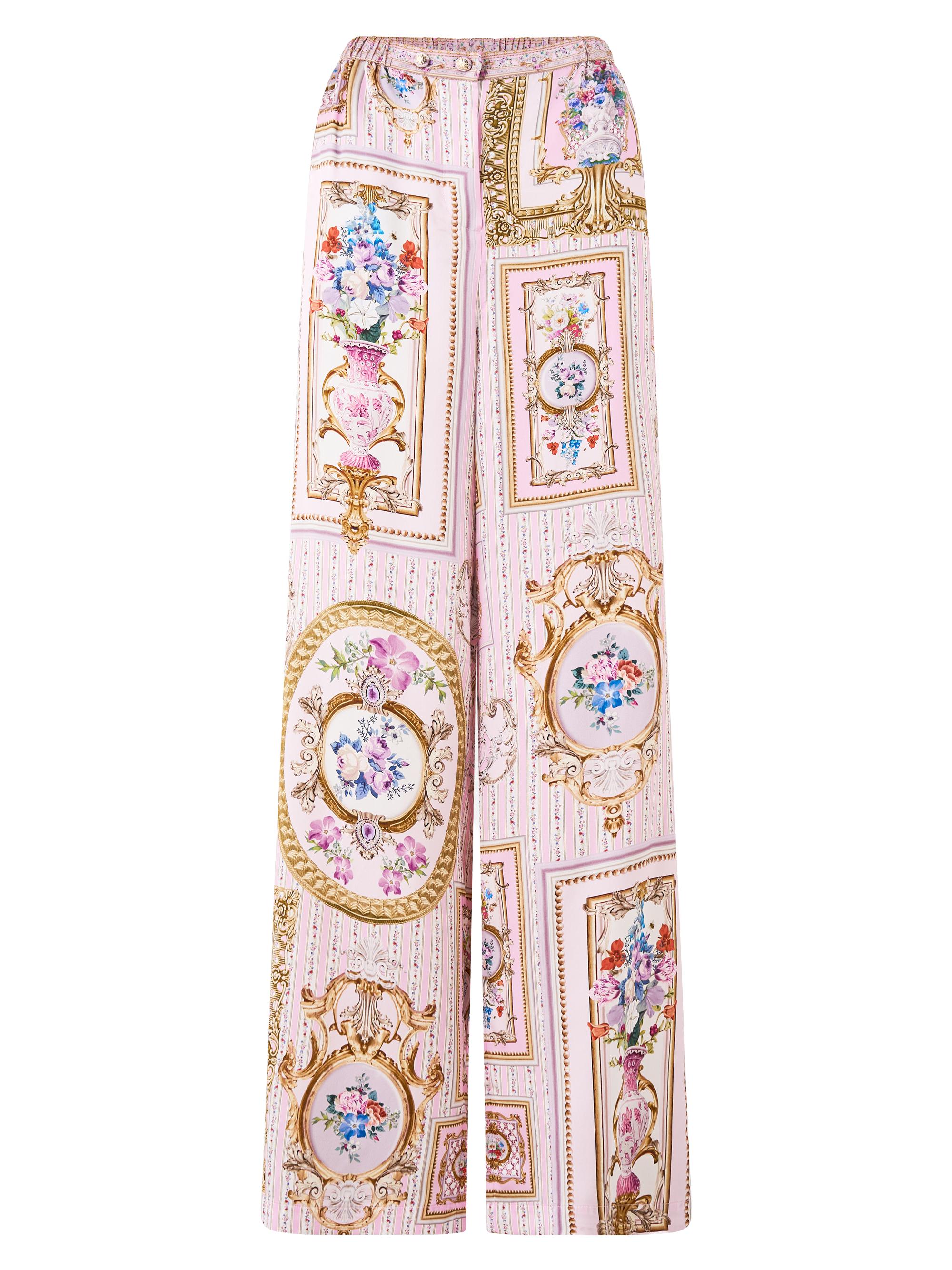 Camilla Palatial Pastels Silk Lounge Pants | Saks Fifth Avenue