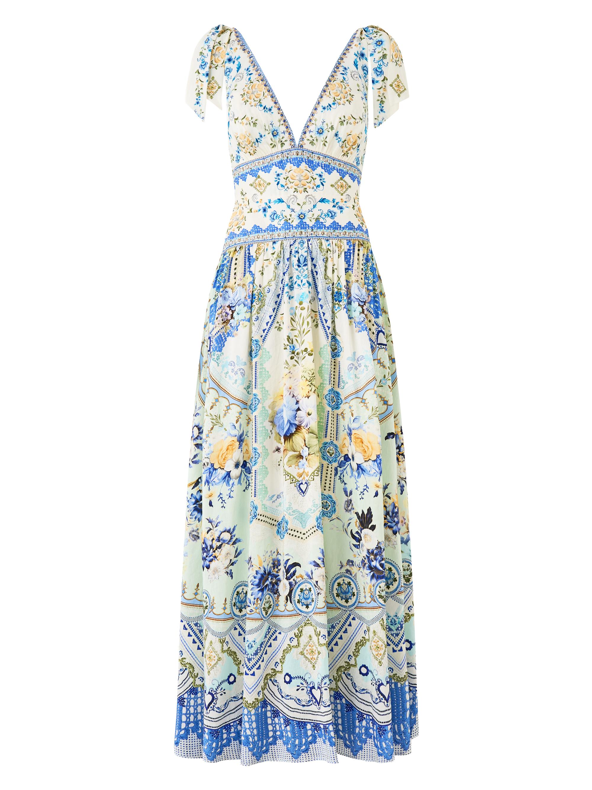 Women's Linen Designer Maxi Dresses | Saks Fifth Avenue