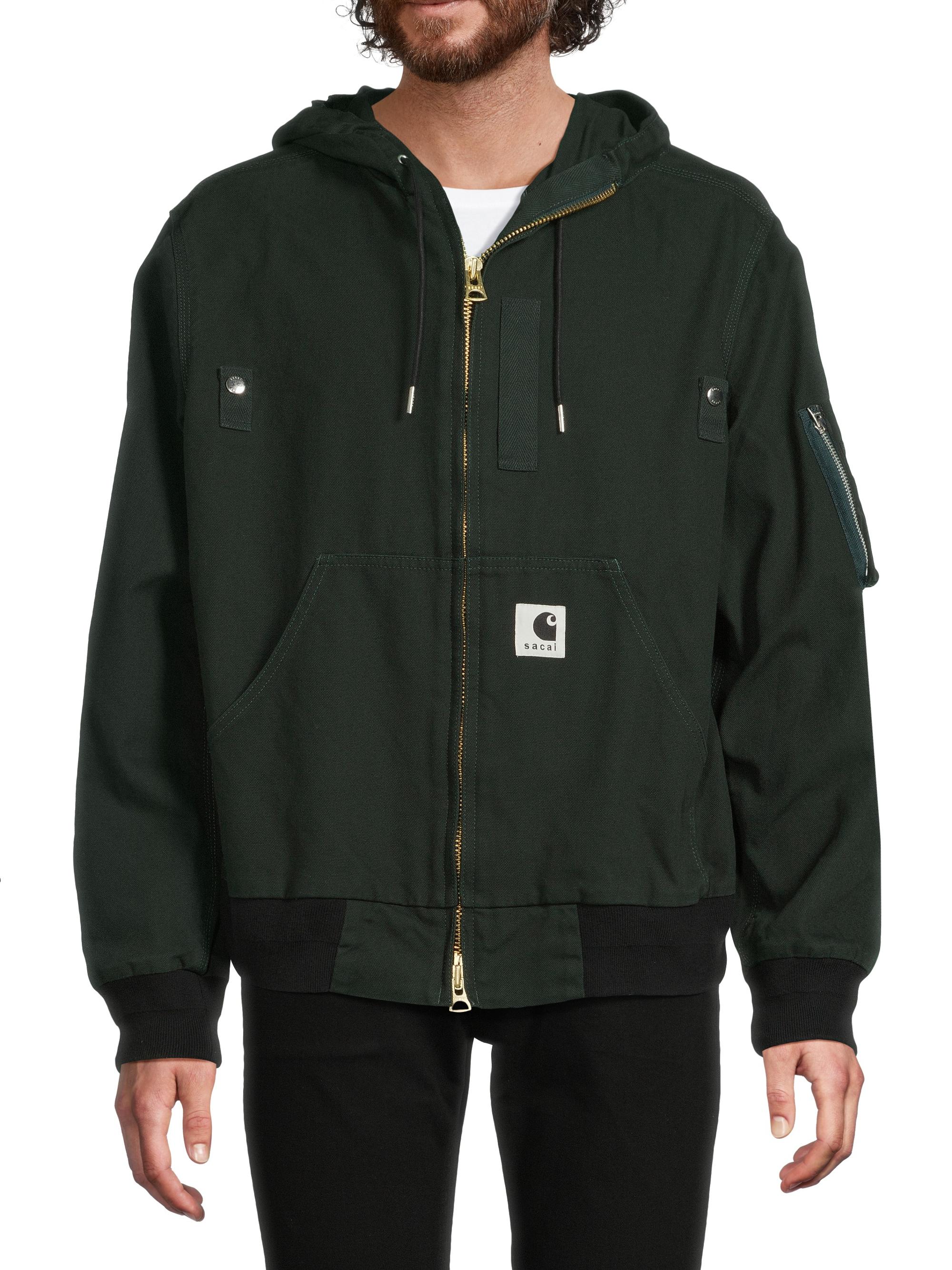 Sacai Sacai x Carhartt WIP Washed Duck Hooded Jacket | Saks Fifth