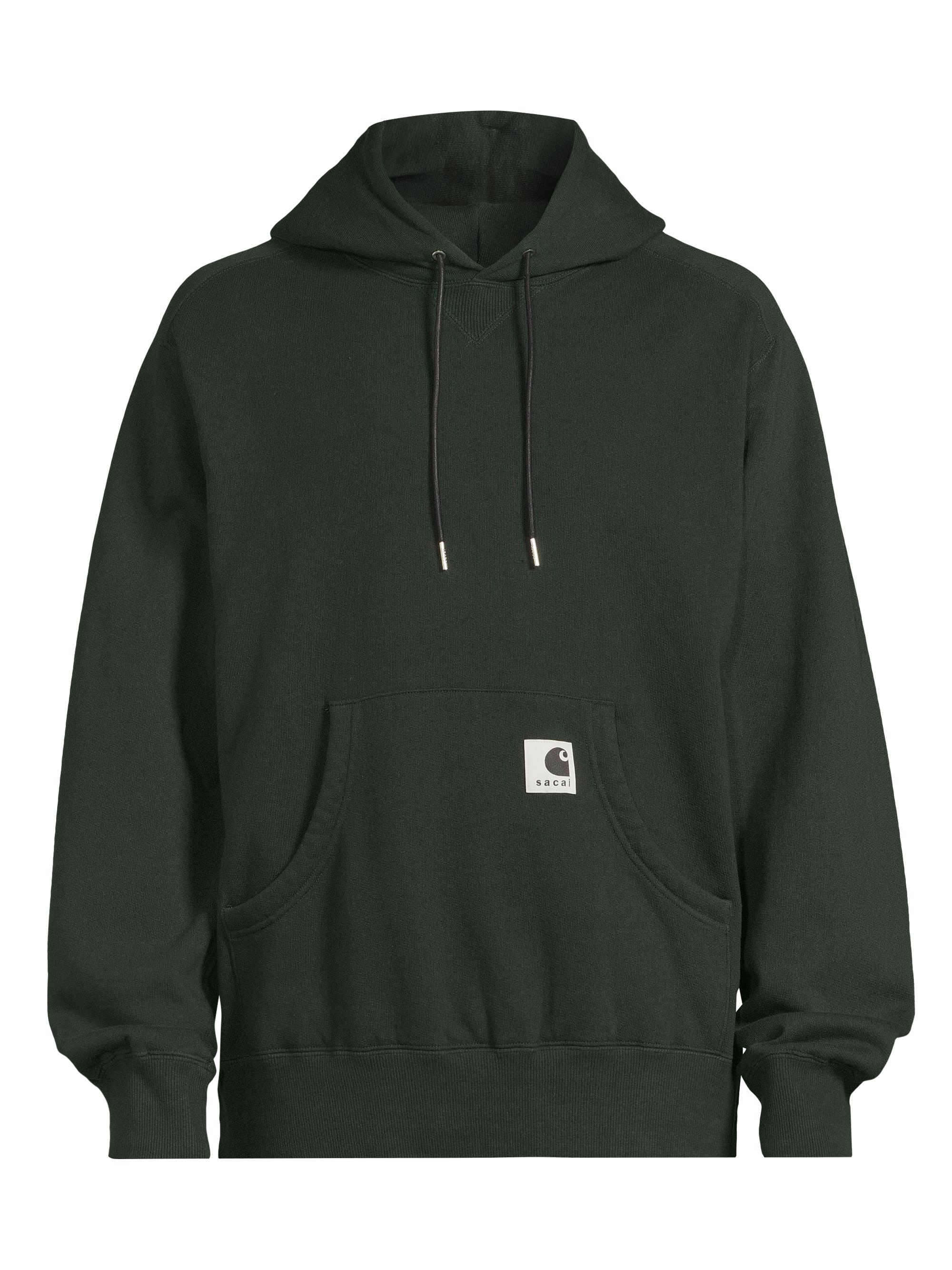 Sacai Sponge Sweat Mixed-Media Cotton-Blend Hoodie | Saks Fifth Avenue