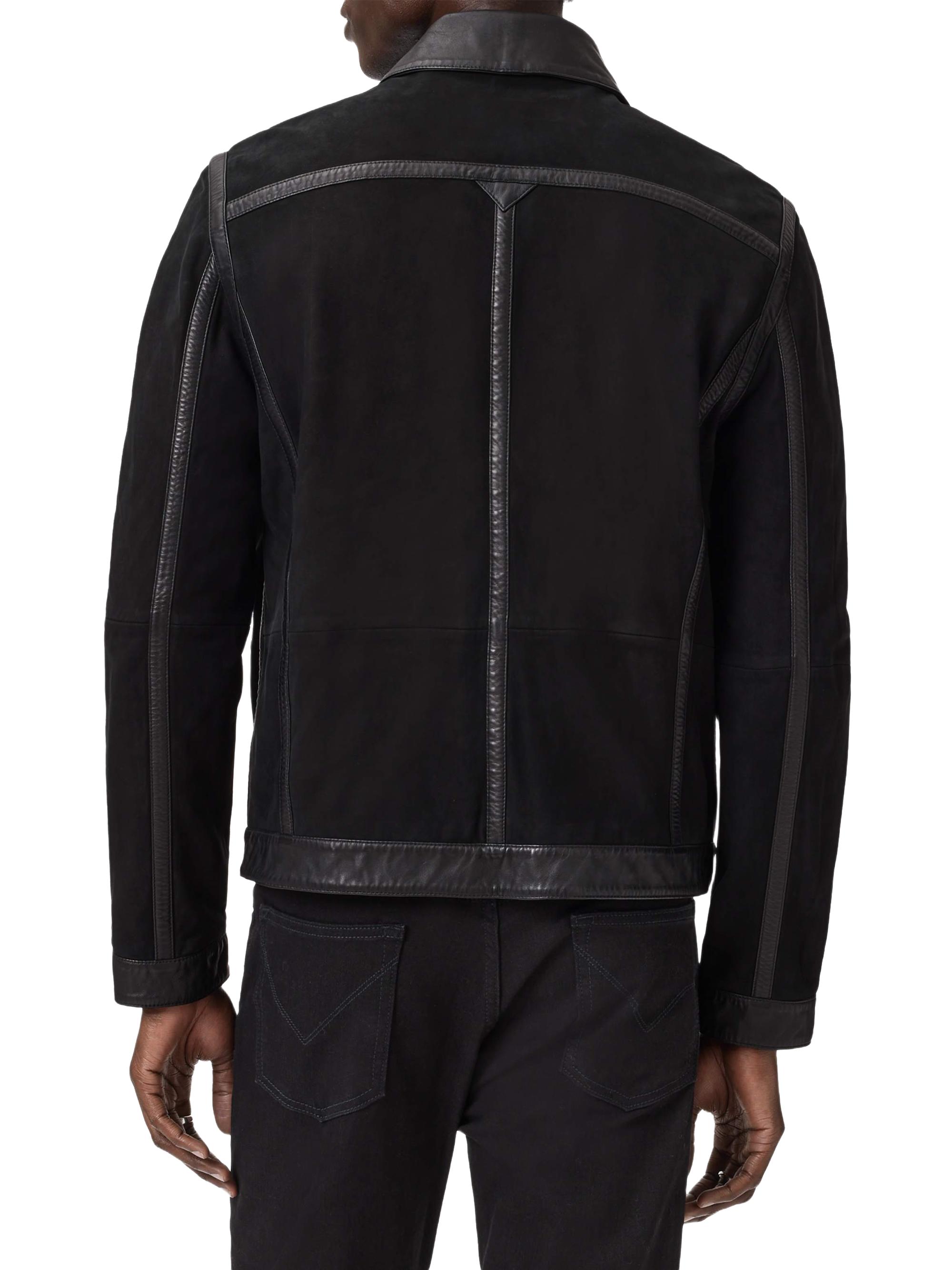 John Varvatos Jaxon Waxed Suede Jacket | Saks Fifth Avenue